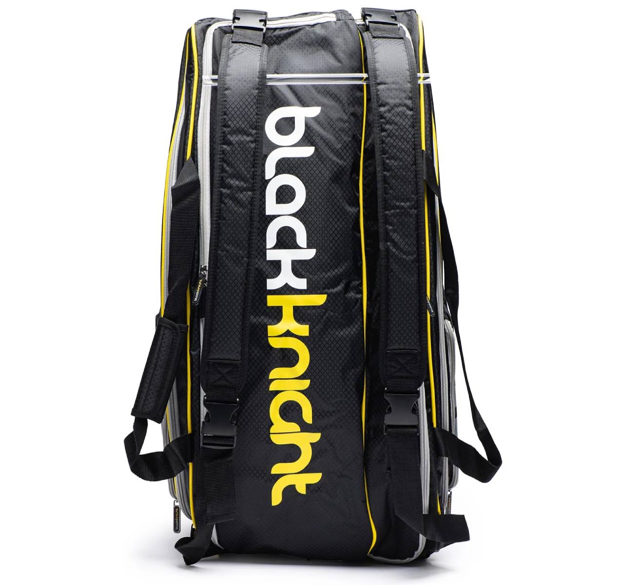 Black Knight Competition Bag - Durable Gym & Sports Duffel for Martial Arts, MMA, BJJ (Black/Yellow) - Perfect for Training, Travel & Gear Storage
