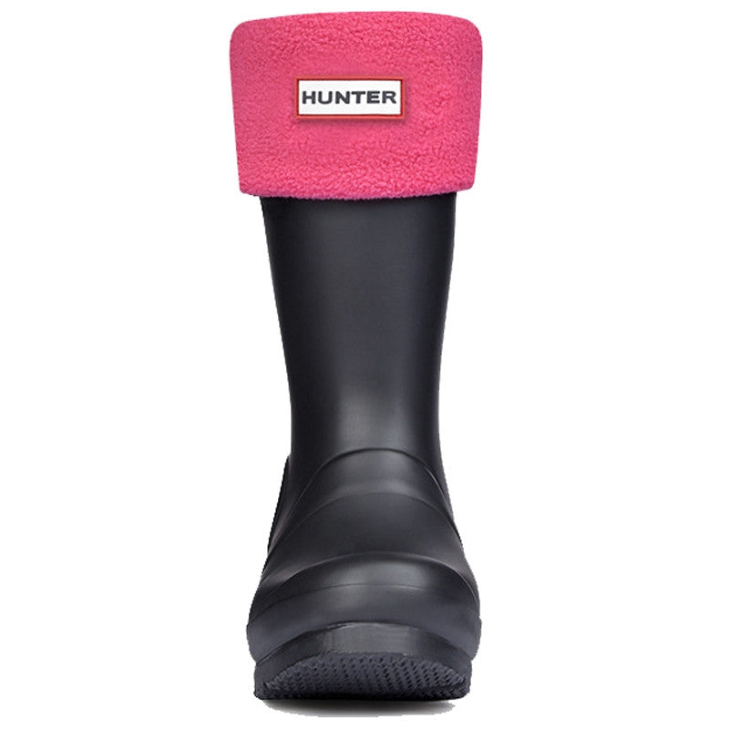 Hunter Kids Fuchsia Boot Socks - Soft & Comfortable Non-Slip Socks for Girls & Boys - Perfect for Boots, Shoes & Cold Weather Wear