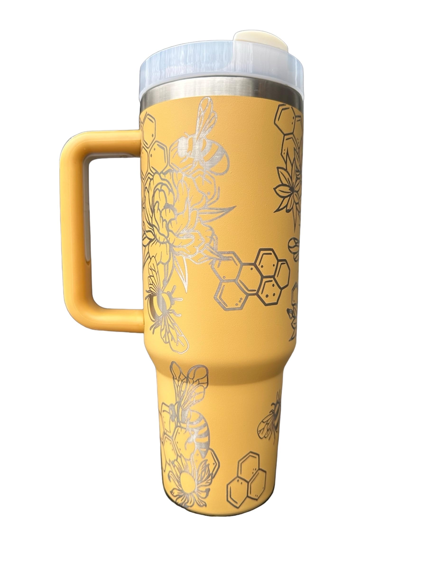 40 oz Insulated Tumbler for Honey Beekeepers - Leakproof Stainless Steel Travel Mug with Lid, Perfect for Outdoor Beekeeping, Camping & Hiking (BPA Free)