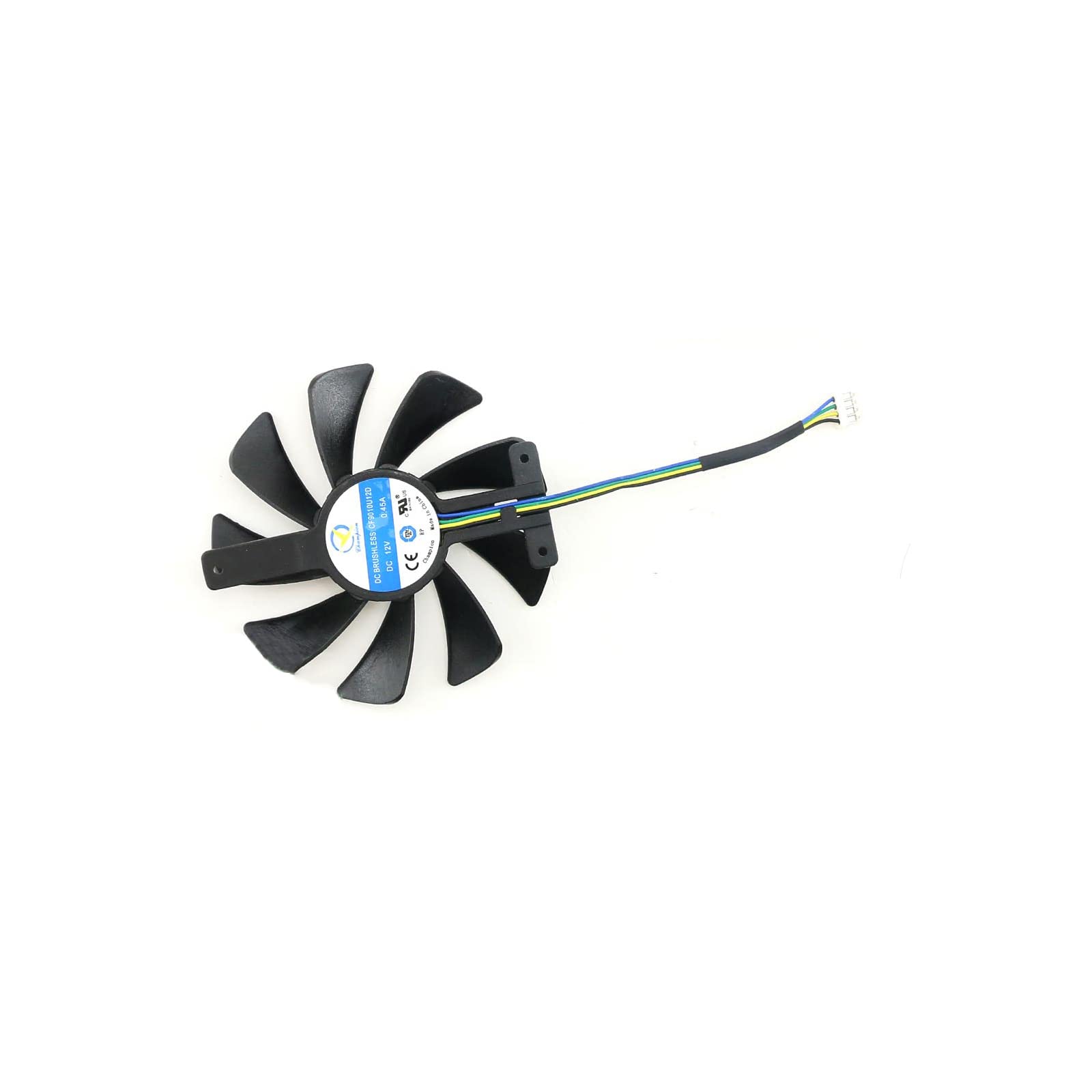 Replacement CF9015H12S Cooling Fan for INNO3D RTX 2080Ti 2080 2070 SUPER Twin X2 - Graphics Card Fan Repair Part (Left Side) - Perfect for PC Gaming & Video Editing Workstations