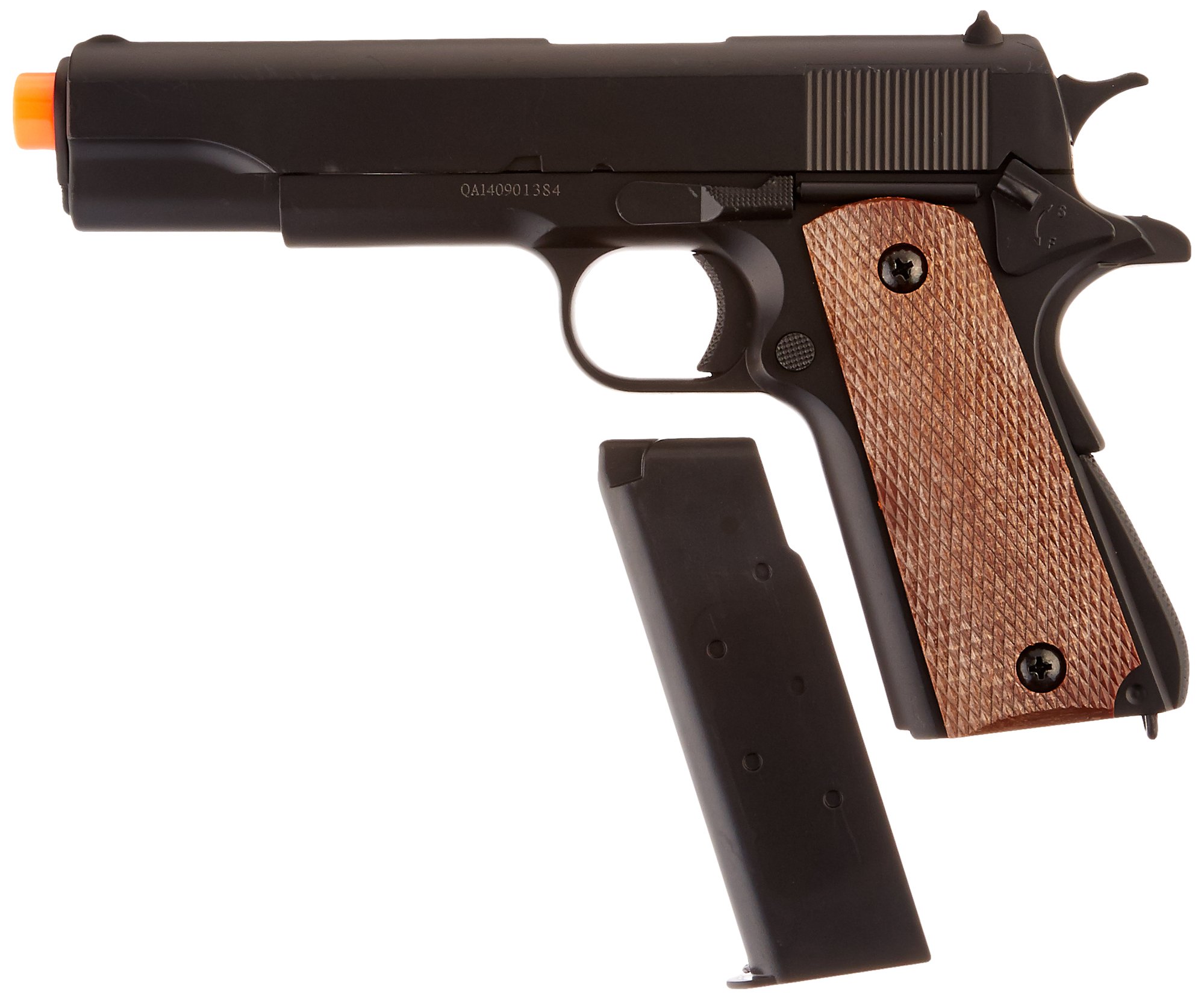 Double Eagle 1911A1 Metal & ABS Spring Airsoft Pistol - 250 FPS Realistic CO2 Powered Airsoft Gun for Target Practice & Training | Outdoor Shooting & Tactical Games