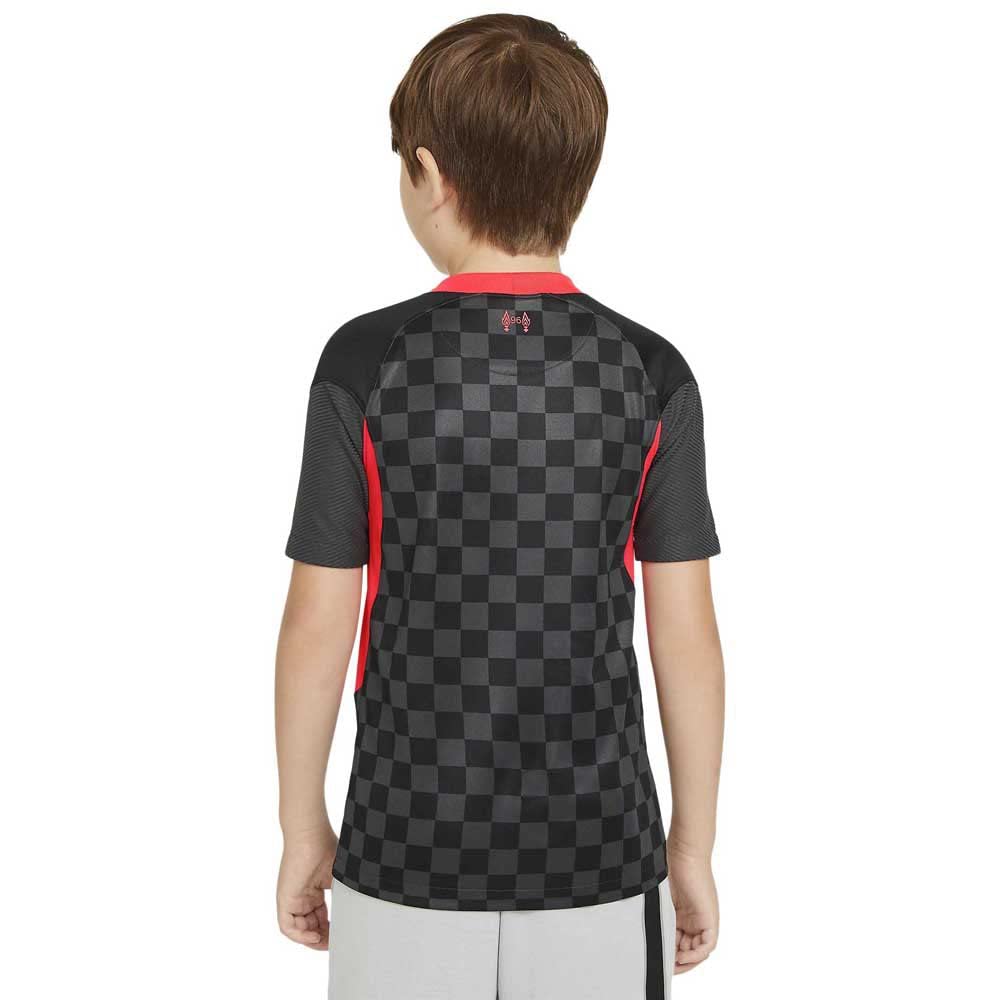 Liverpool FC 2020/21 Third Youth Soccer Jersey - Black/Red - Large Size - Perfect for Matchdays, Training & Fan Support