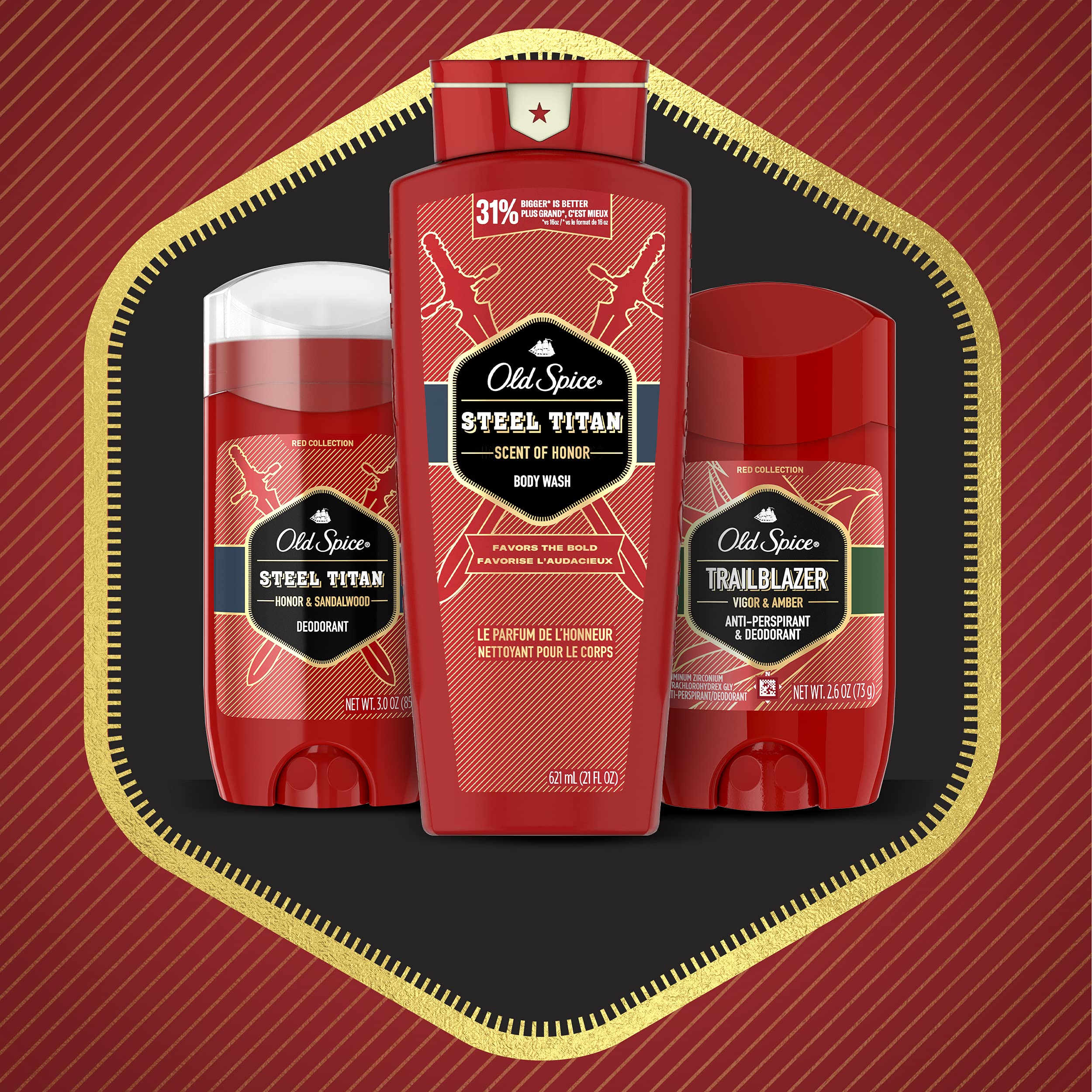 Old Spice Swagger Scent of Confidence Men's Body Wash, 33.4 fl oz - Refreshing Shower Gel for Daily Use, Gym & Post-Workout Cleanse