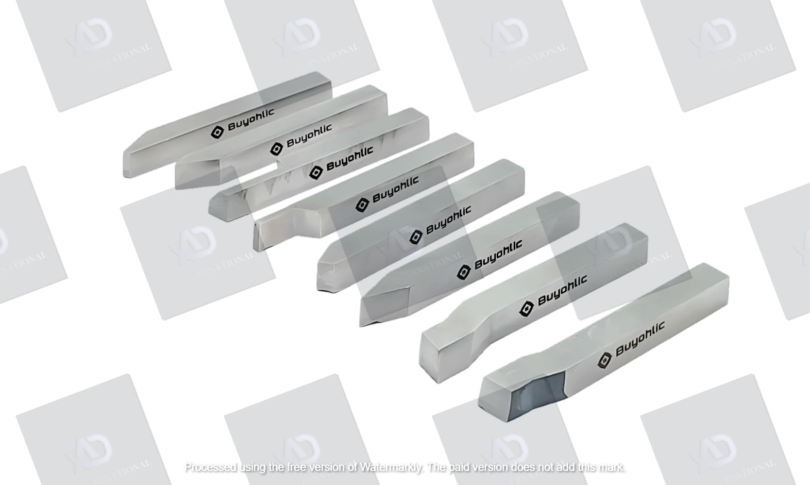 High-Speed Steel (HSS) Lathe Form Tool Set - Hardened & Ground M2 Grade for Turning, Threading, Parting (12x12x100mm Shank) - Perfect for Metalworking, DIY Projects, and Professional Machining