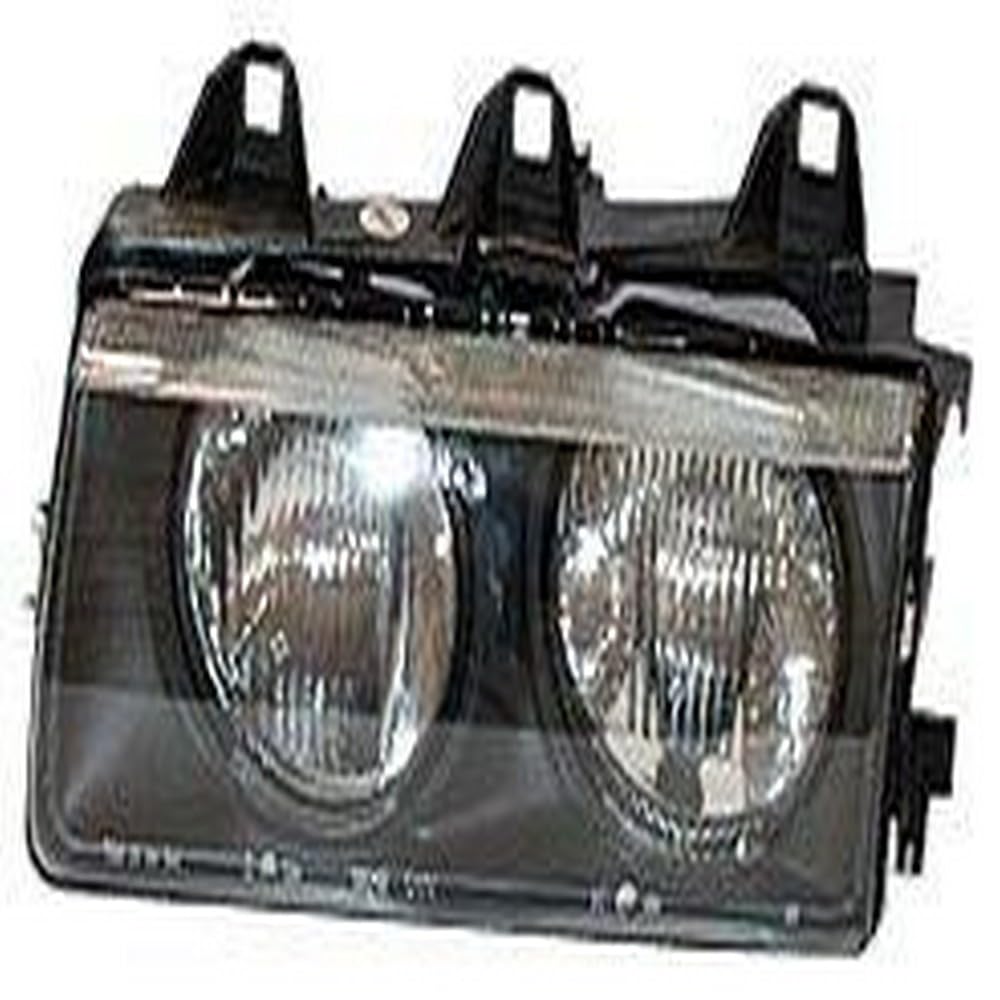 TYC Left Headlight Assembly Compatible with 1992-1999 BMW 3 Series E36 - Replacement Headlamp for Improved Night Driving & Enhanced Visibility