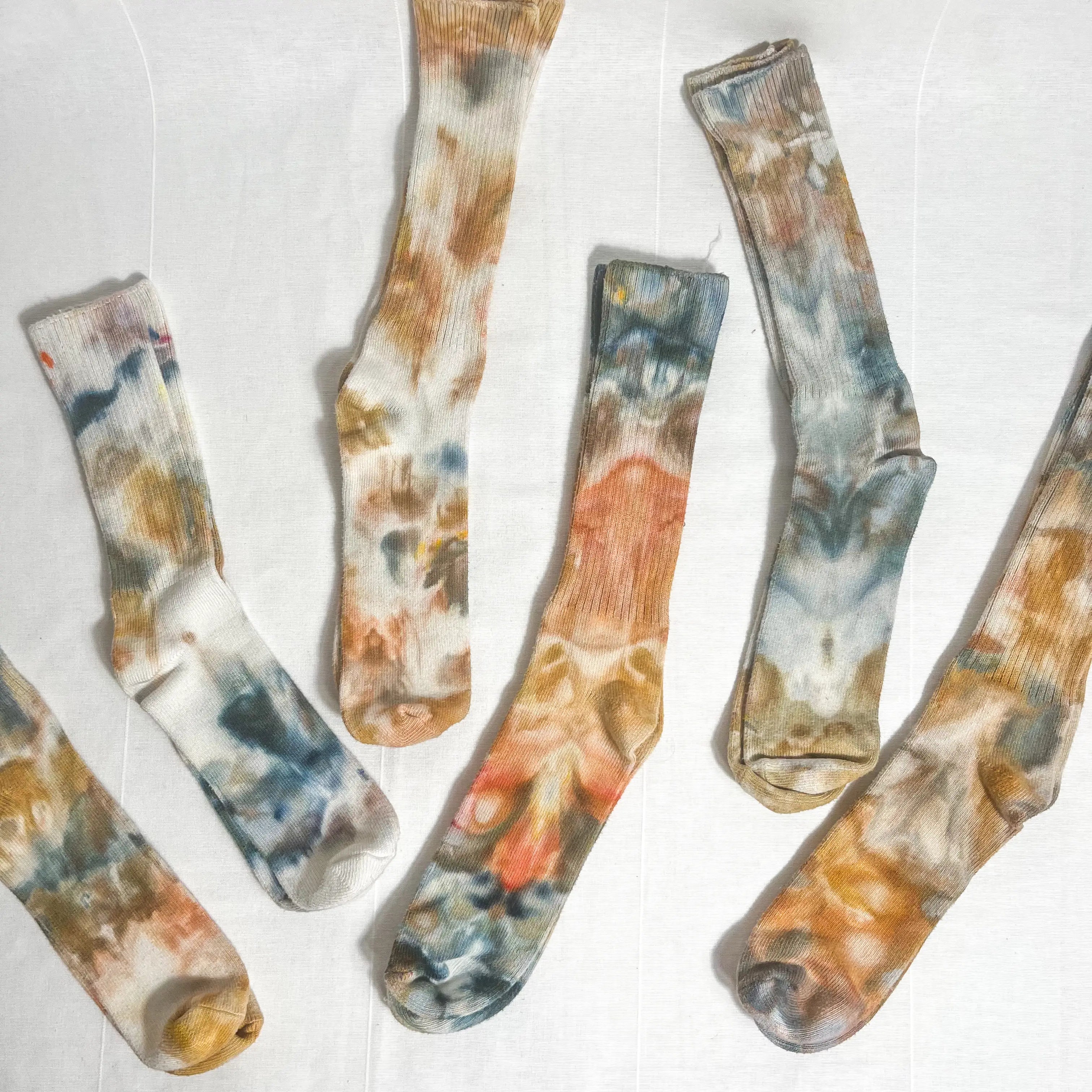Hand Dyed Bamboo Socks for Adults - Eco-Friendly, Breathable & Comfortable - Perfect for Yoga, Running & Everyday Wear