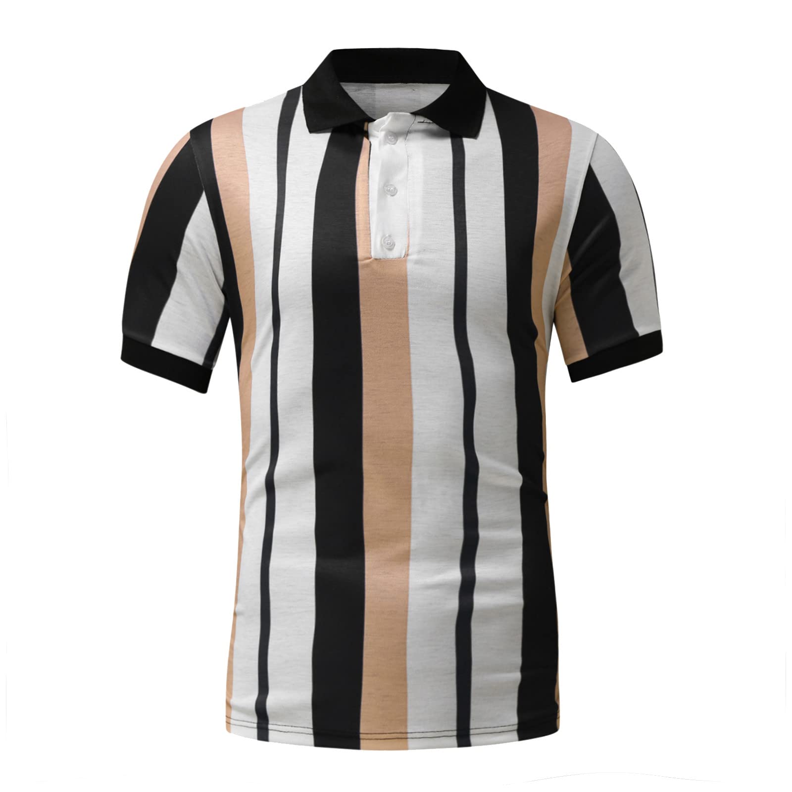 Men's Slim Fit Short Sleeve Cotton Shirt - Breathable & Comfortable Casual Tee for Summer | Perfect for Office, Dating & Outdoor Activities