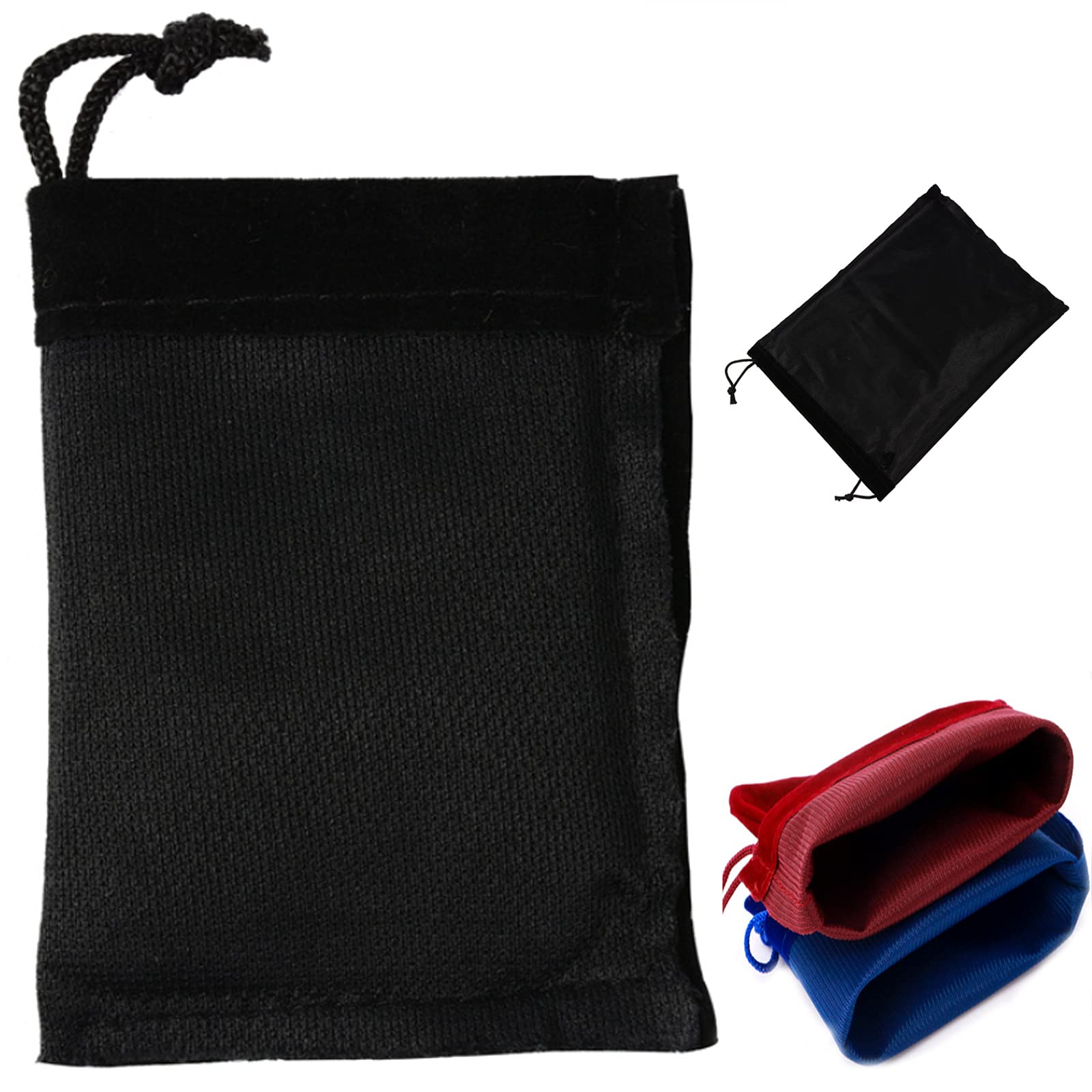 50pcs Velveteen Drawstring Bags - Small Velvet Jewelry Pouches for Candy, Gifts & Party Favors (2.7