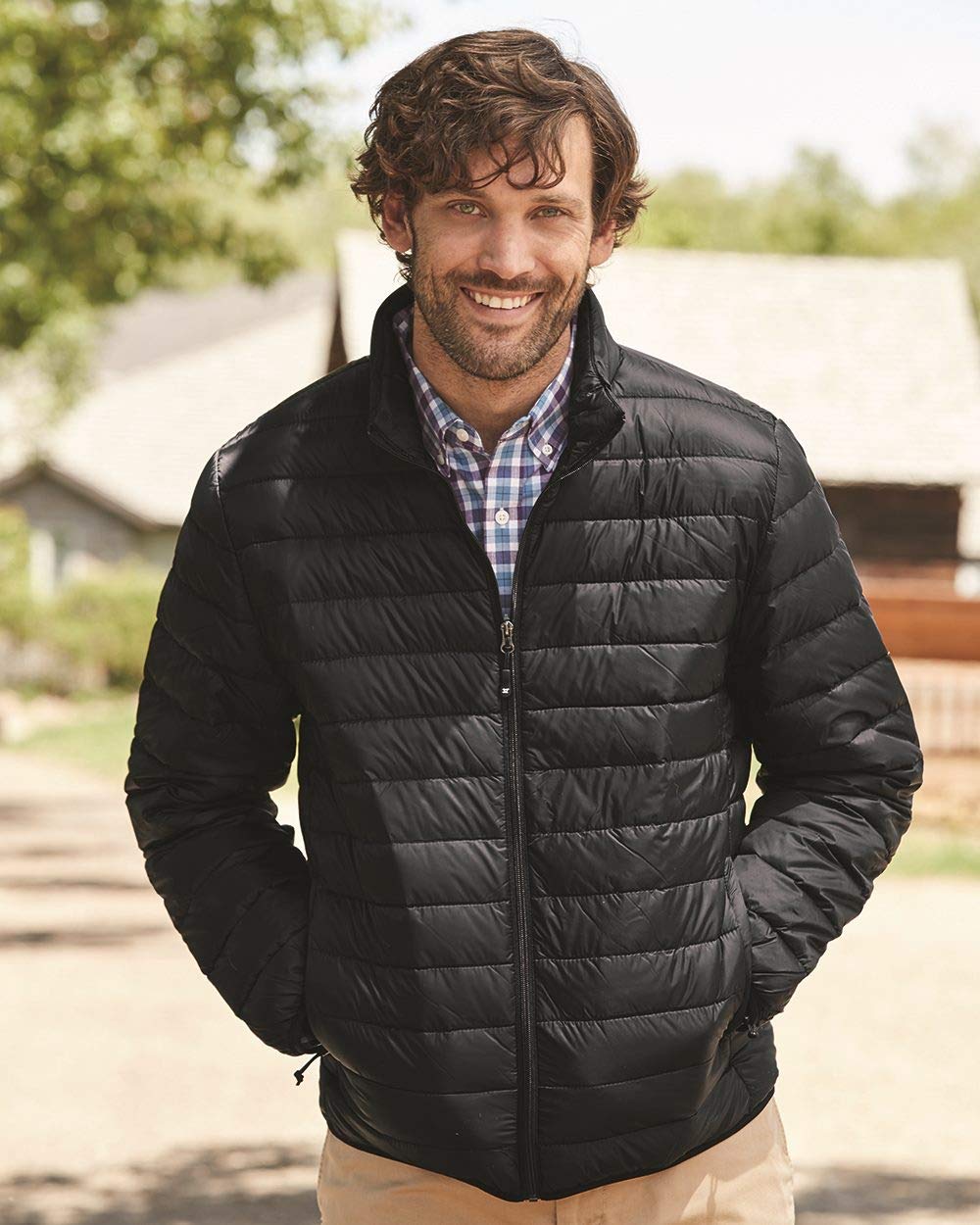 Men's Waterproof Down Puffer Jacket - Winter Warm Insulated Coat for Outdoor Activities | Hiking, Skiing & Snowboarding