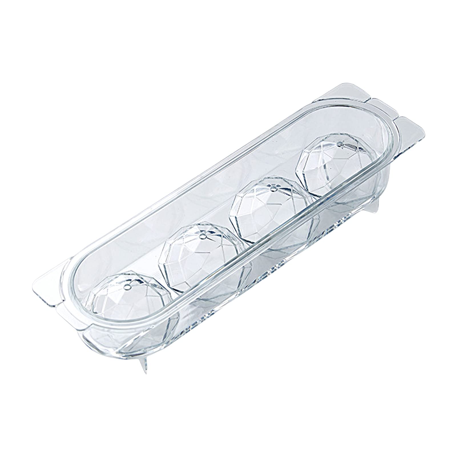 Premium Clear PET Ice Ball Maker - Whiskey Ice Cube Tray with Spherical Mold for Cocktails, Chilled Drinks & Bourbon | Perfect for Home Bars, Parties & Gift Giving