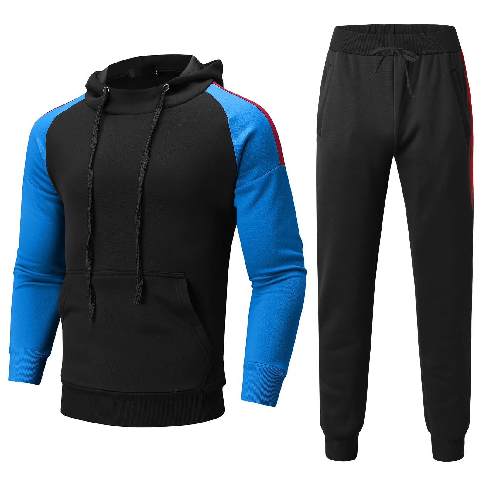 Women's Fleece Jogging Suit & Men's Sporty Green Jogging Suit - Merino Hiking Shirt, Functional V-Neck White Shirt for Running, Gym & Outdoor Activities