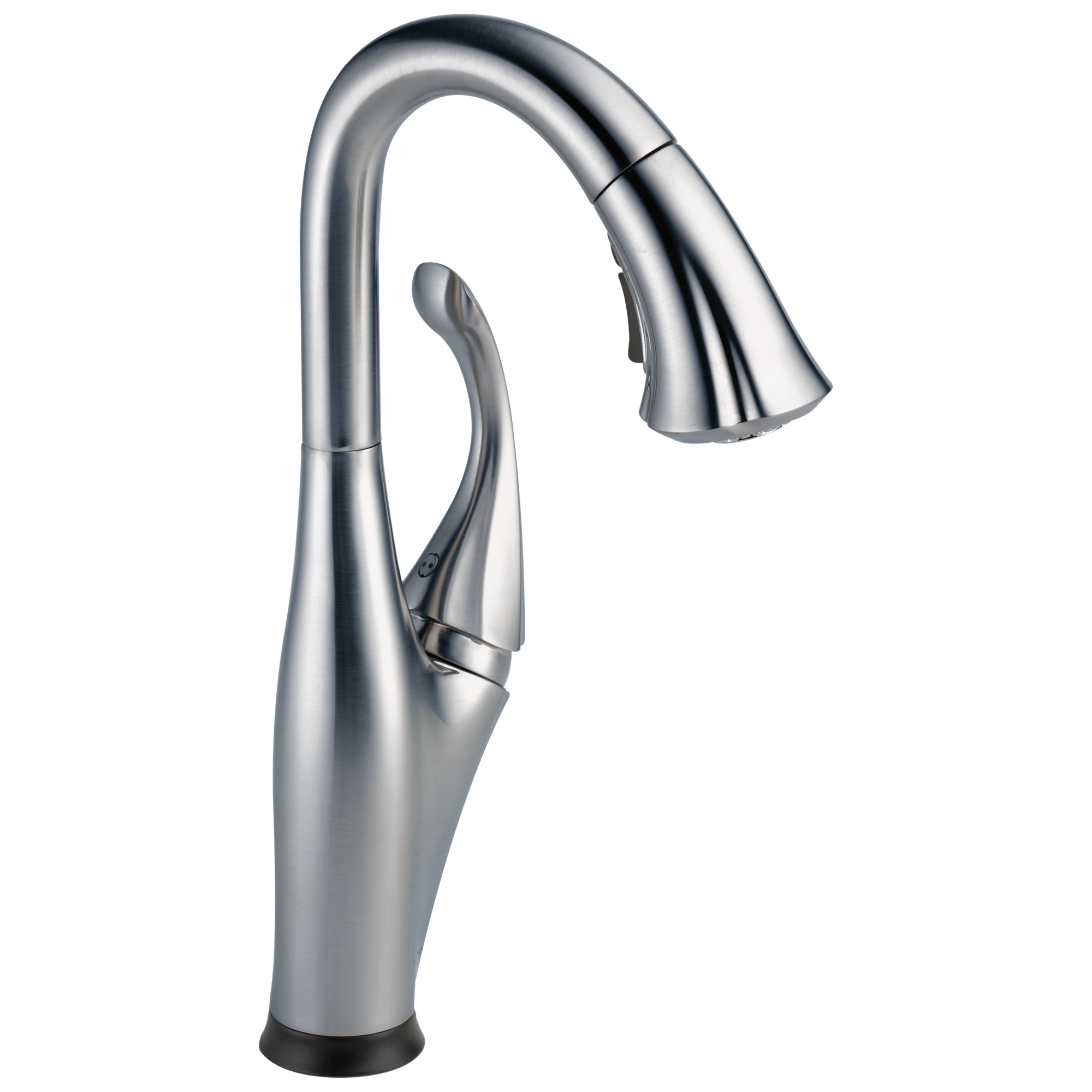 Delta Addison Touch Bar Faucet with Pull-Down Spray - Arctic Stainless Steel 9992T-AR-DST | Modern Kitchen Sink Faucet for Easy Dishwashing & Food Prep