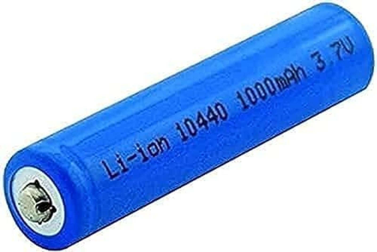 3.7V 1000mAh 10440 Rechargeable Lithium Ion Batteries - 2 Pack Replacement for Moe Electric Razor - Perfect for Travel, Home & Office Use