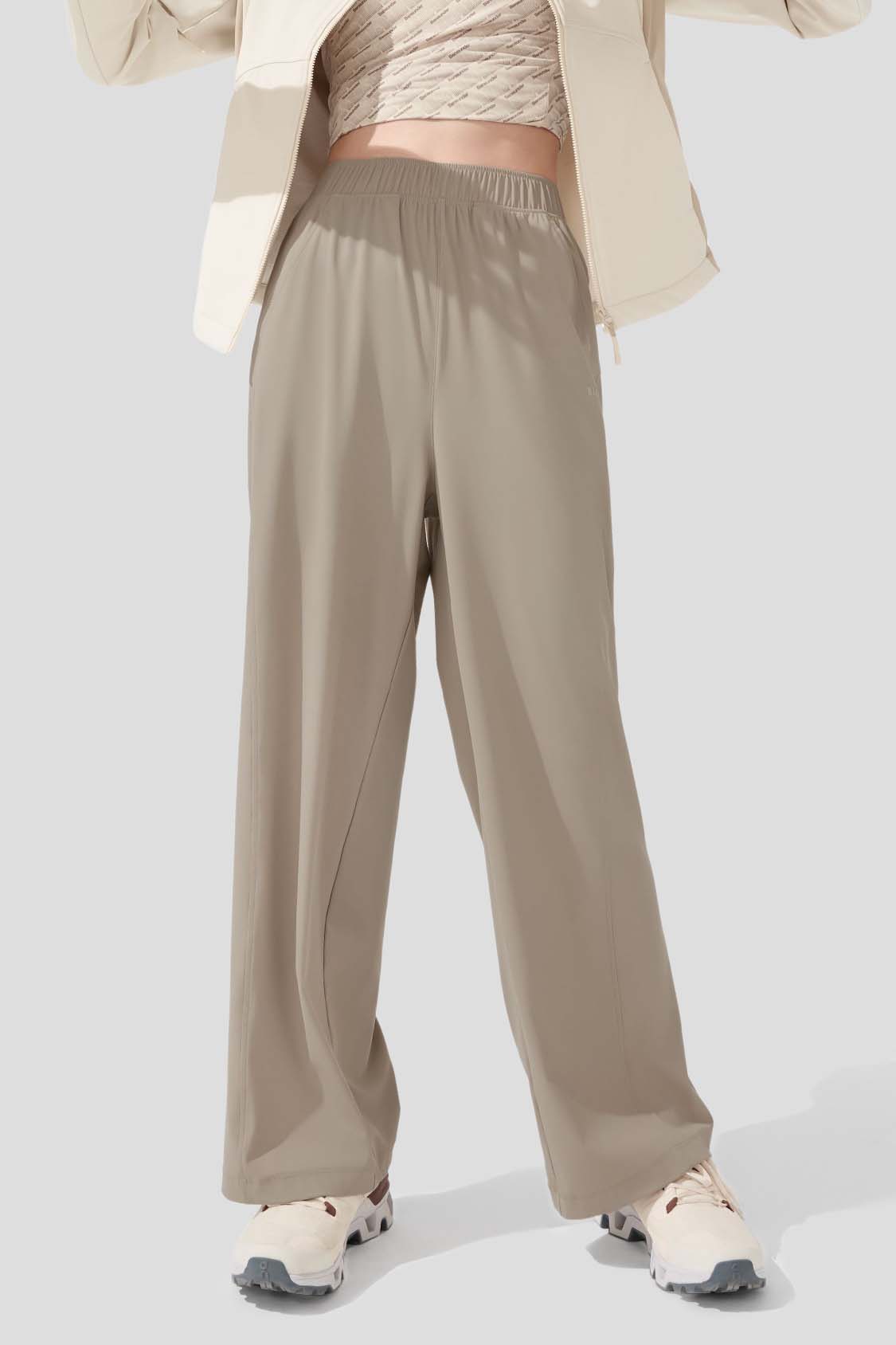 Flow Women's Ultra Cooling Wide Leg Pants UPF100+ AL844 - Lightweight Breathable Summer Lounge Pants for Yoga, Beach & Travel