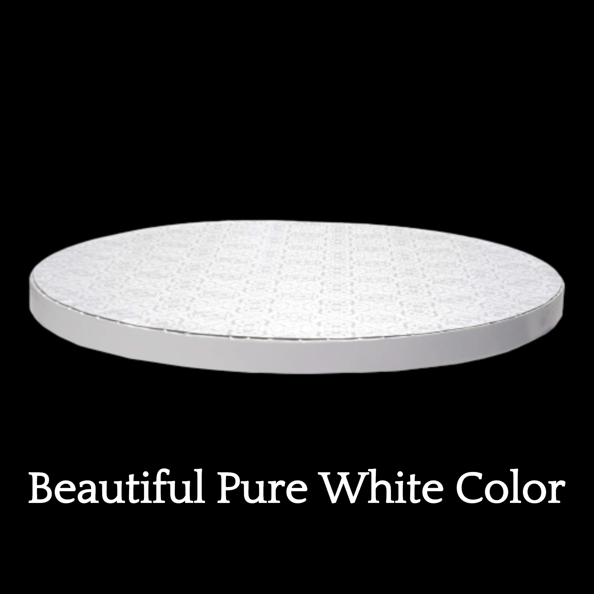 O'Creme White Round Cake Boards 16