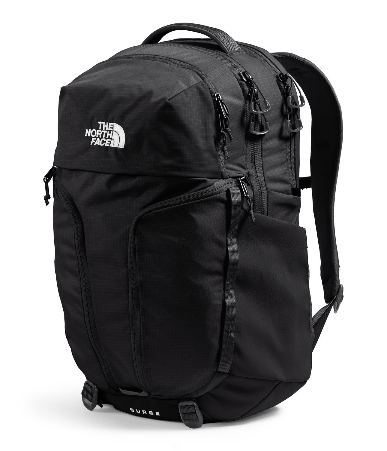 THE NORTH FACE Women's Surge Commuter Laptop Backpack - PFAS Free, Water-Resistant, TNF Black/TNF Black-NPF, One Size - Perfect for Work, Travel & School