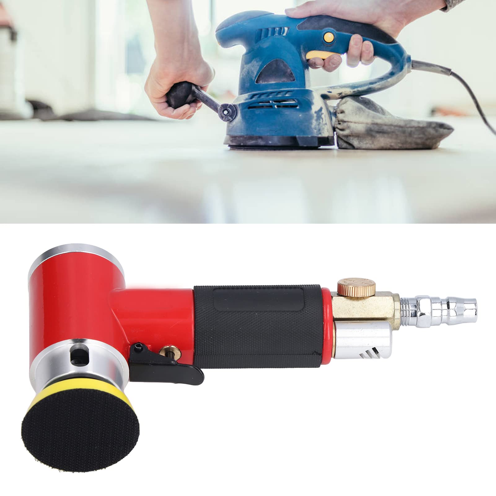 High-Speed Pneumatic Grinding Machine - Professional Air Grinder with PVC Handle & Speed Control (0.6-0.7MPa) for Metal Polishing, Wood Sanding, and Automotive Repair