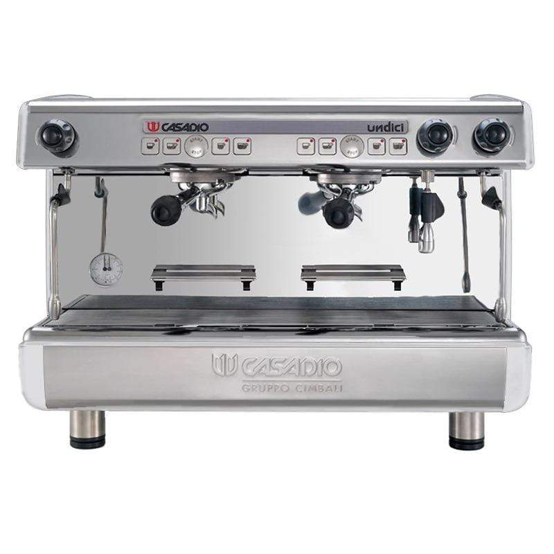 Casadio Undici A Tall Cup 2 Group Automatic Commercial Espresso Machine for Coffee Shops & Restaurants - Professional Grade Espresso Maker for High Volume Brewing
