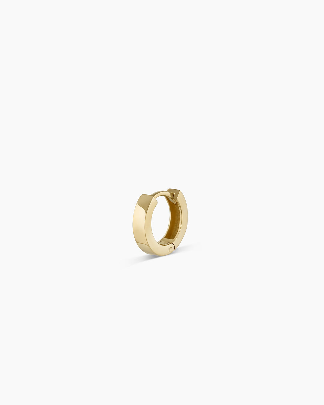14K Gold Rose Single Huggie Earrings - Dainty & Elegant Hoop Earrings for Women - Perfect for Everyday Wear, Date Night & Special Occasions