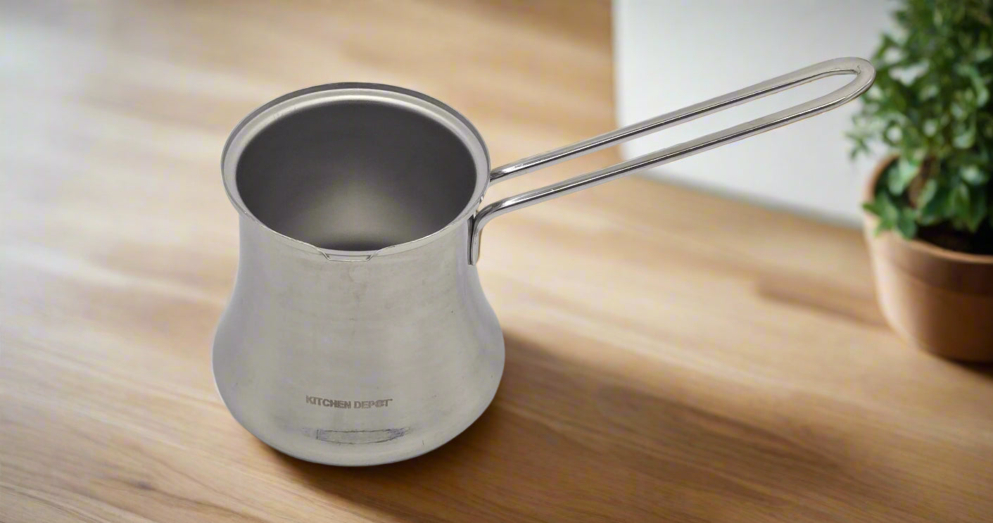 2.5 Cup Stainless Steel Coffee Warmer - Keep Your Coffee Hot for Hours | Perfect for Home, Office, and Travel Use