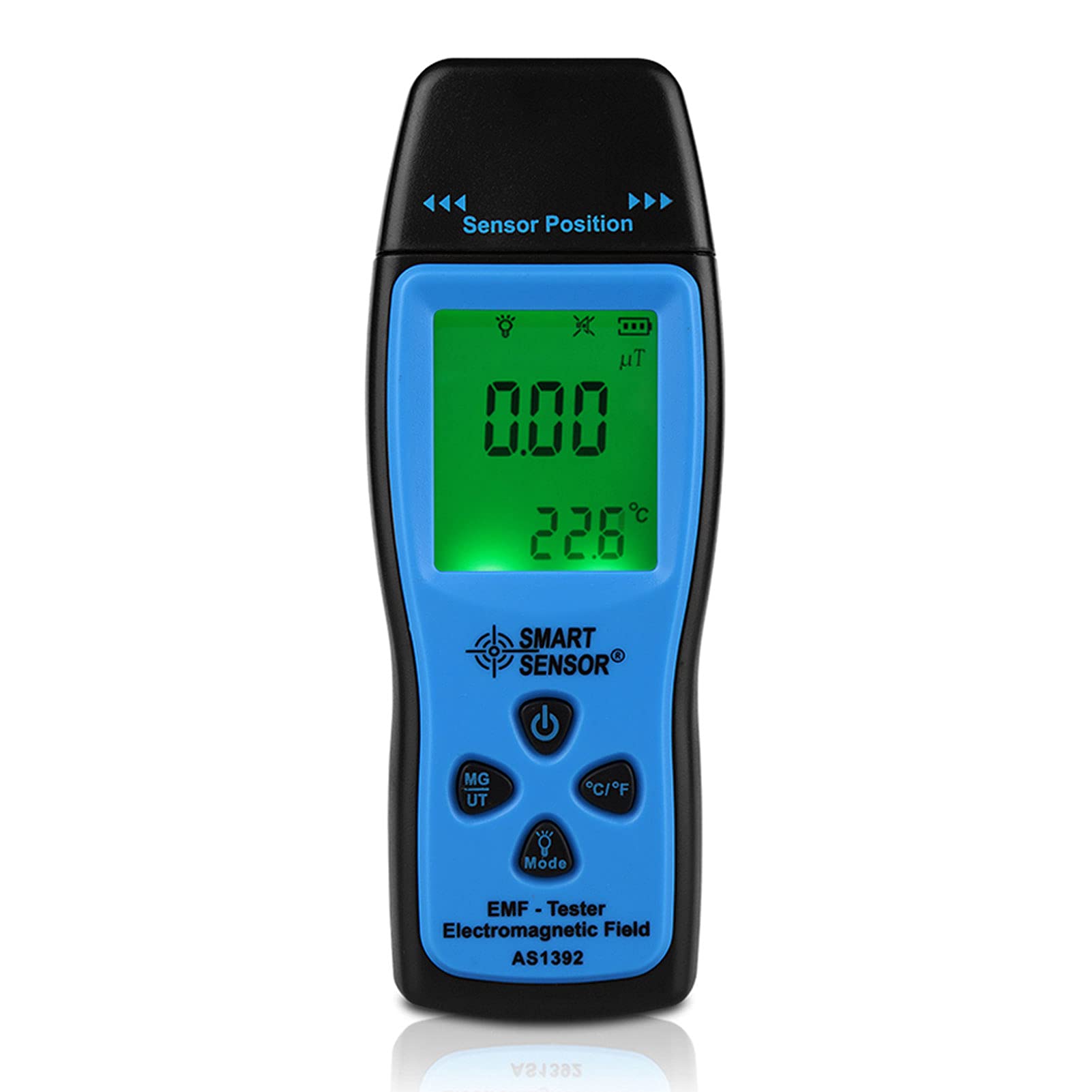 Mini Handheld EMF Meter - Digital LCD Electromagnetic Field Radiation Detector with Counter - Portable EMF Tester for Home, Office & Ghost Hunting - Measure EMF Radiation from Appliances, Wiring & Paranormal Activity
