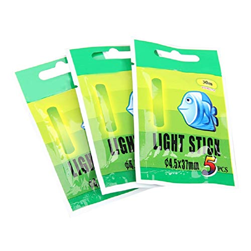 50pcs Glow Stick Fishing Lures - Night Fluorescent Light Float Lures with Bright Glow for Convenient Night Fishing | Perfect for Bass, Trout & Saltwater Fishing