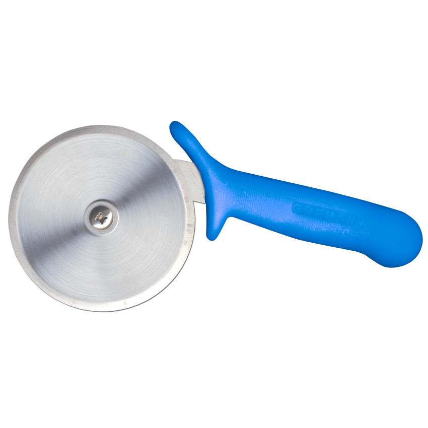 Nella 4-Inch Pizza Cutter with Comfortable Blue Handle - Perfect for Slicing Pizza, Pies, and Flatbreads at Home or Restaurant