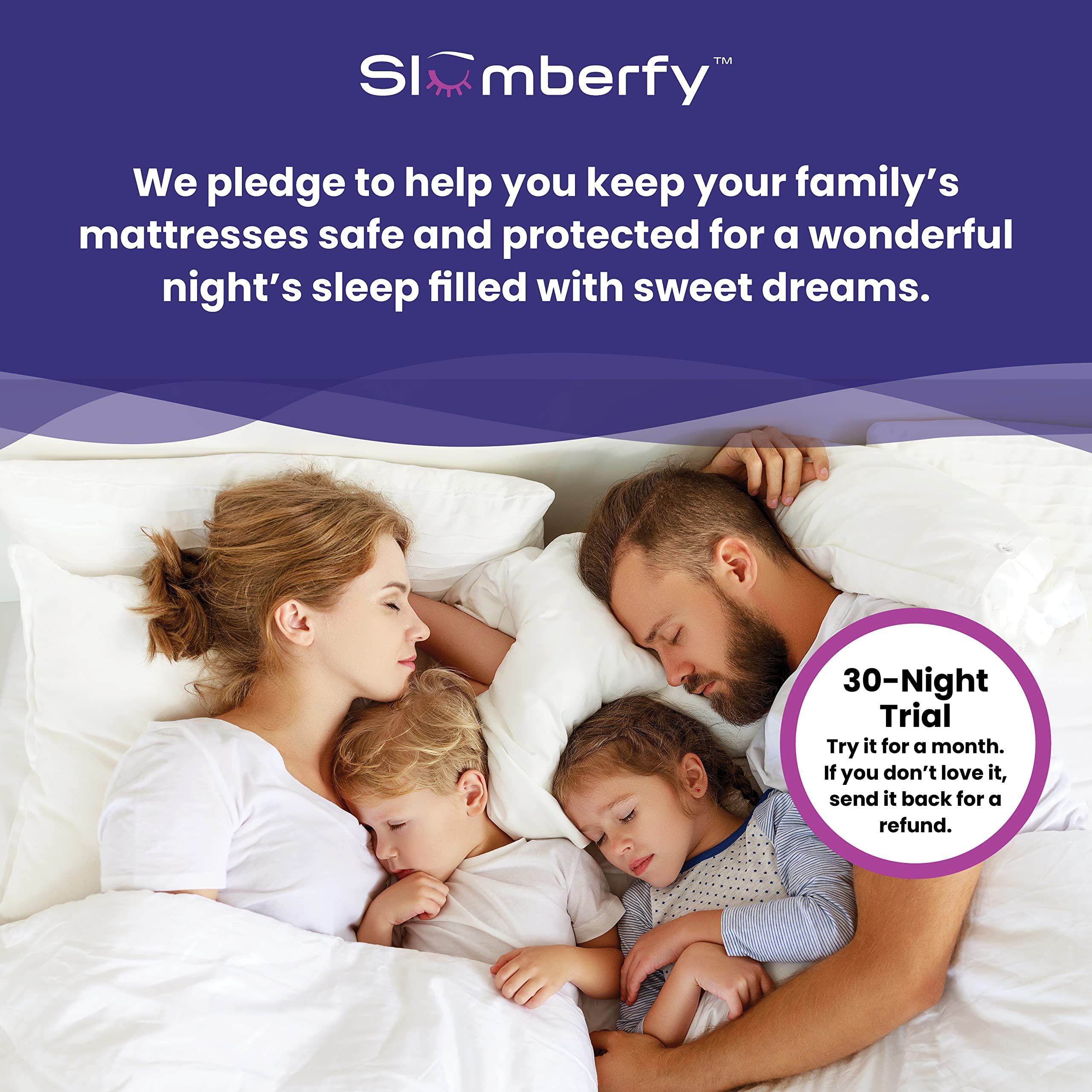 **Slumberfy Twin XL Bamboo Viscose Waterproof Mattress Encasement - Premium Skin-Safe Bed Bug Proof Protector with 360° EZ Zipper (39x80 in) - Ideal for Allergy Relief, Dust Mite Protection & Enhanced Sleep Comfort**
