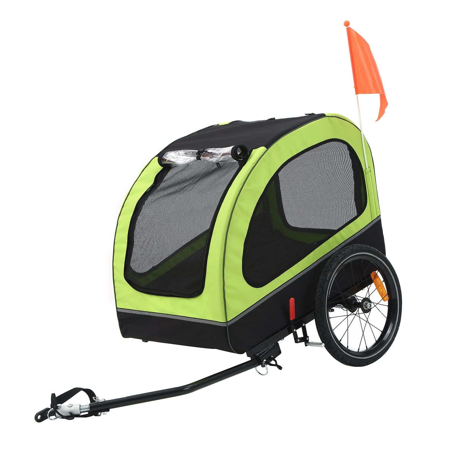 ANOUR Dog Bike Trailer - Heavy Duty Pet Bicycle Buggy for Small & Medium Dogs Up to 88lbs - Perfect for Cycling Adventures, Park Rides & Outdoor Travel with Your Furry Friend