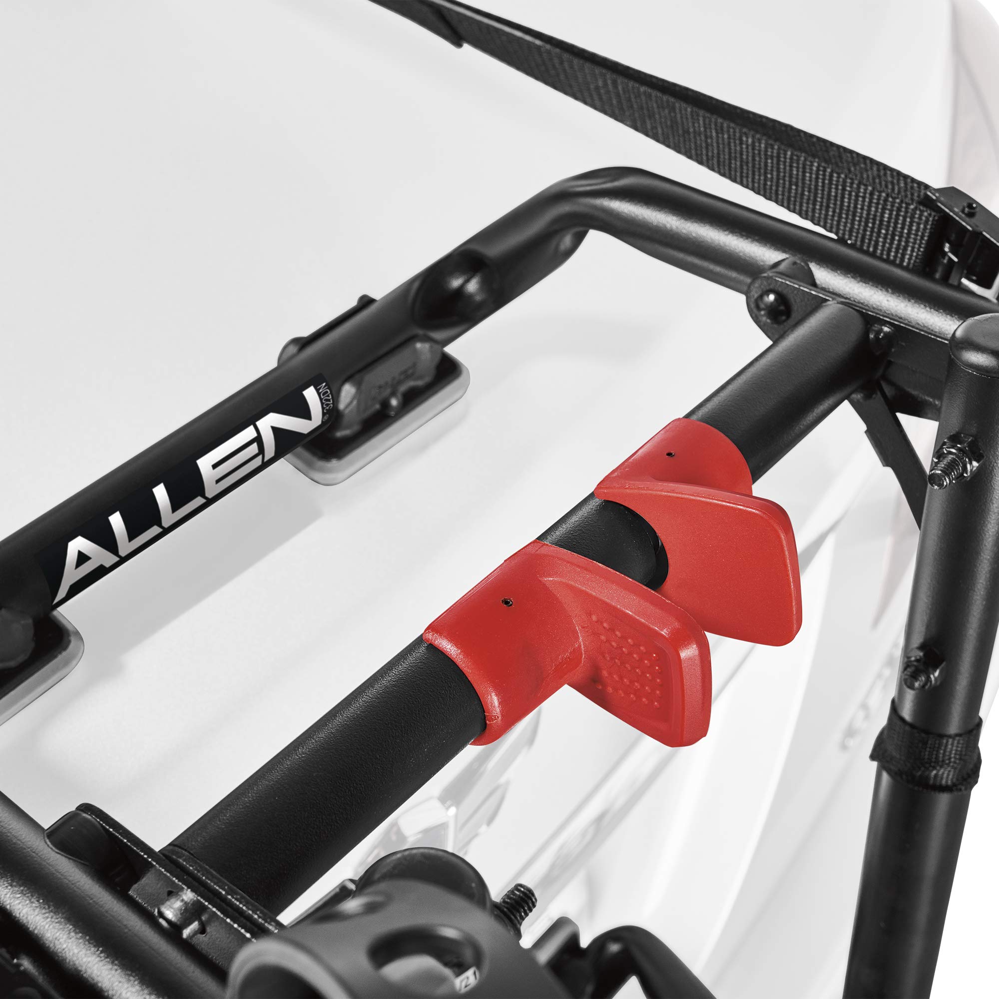 Allen Sports Premier 2-Bike Trunk Rack - Model S102, Heavy Duty Bicycle Carrier for Cars, SUV & Hatchback - Secure & Easy to Install - Perfect for Road Trips, Camping & Outdoor Adventures (Black)