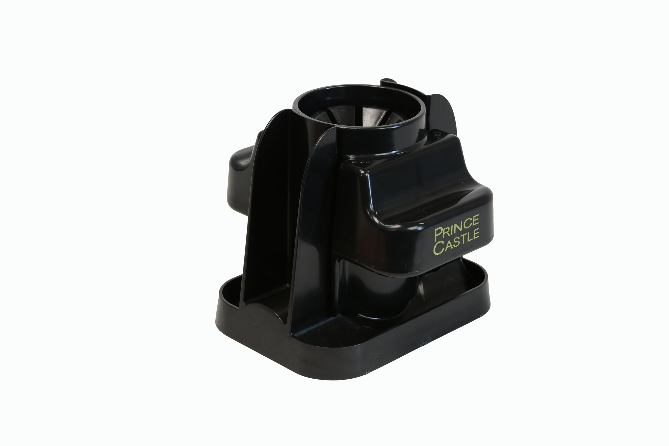 Prince Castle 8-Section Citrus Saber - Professional Lime & Lemon Cutter for Commercial Kitchens, Restaurants, Bars & Home Use - Heavy Duty Fruit Slicer with 8 Wedges (Black) - Perfect for Cocktail Garnishes, Juice Bars & Food Presentation