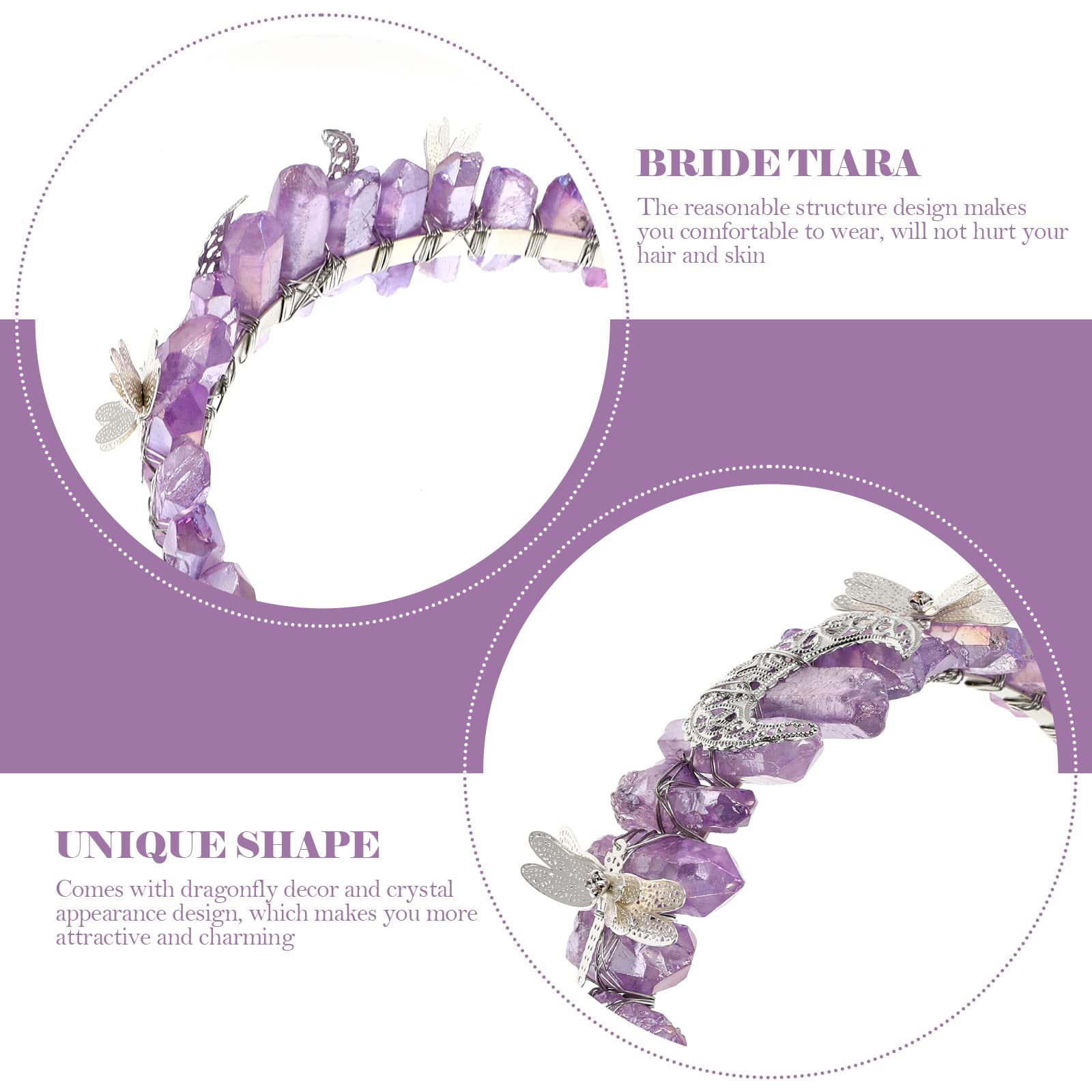 Elegant Crystal Dragonfly Bridal Headband - Handmade Wedding Hair Accessories for Women, Brides, and Kids | Perfect for Bridal Showers, Weddings, and Special Occasions