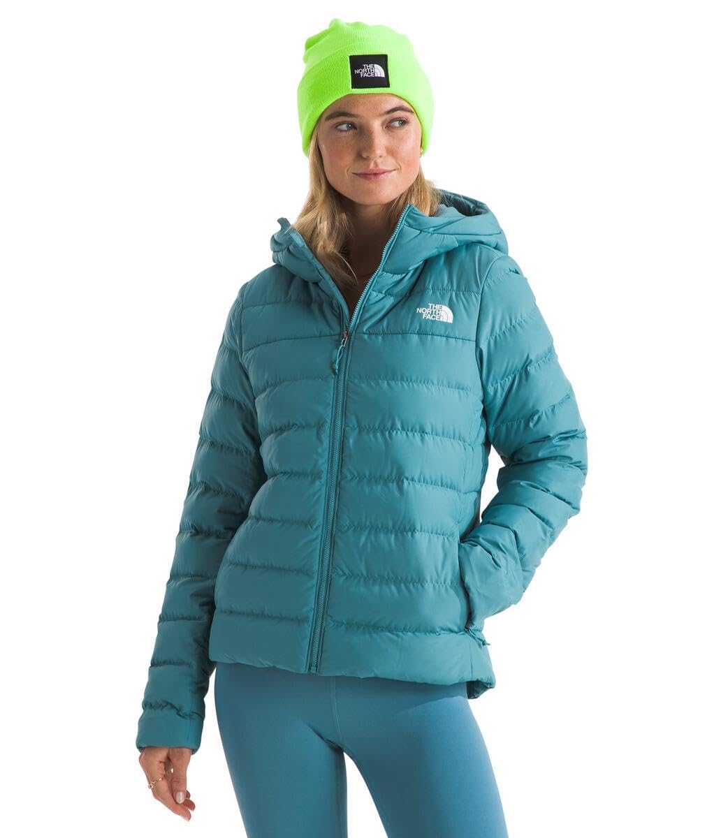 THE NORTH FACE Women’s Aconcagua Down Insulated Hoodie - Lightweight Warm Winter Jacket with Hood for Hiking, Skiing & Outdoor Activities