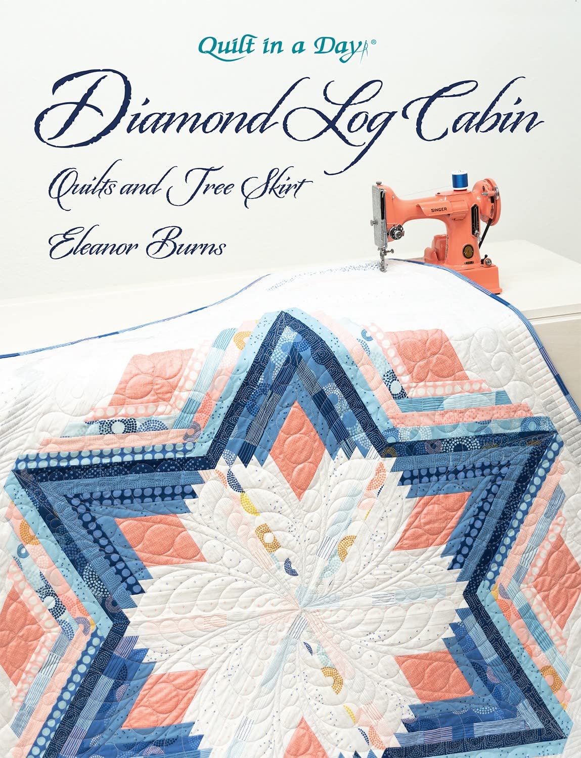 Premium Diamond Log Cabin Quilts & Christmas Tree Skirts - Handmade Patchwork Bedding Set for Cozy Winter Nights & Festive Holiday Decor