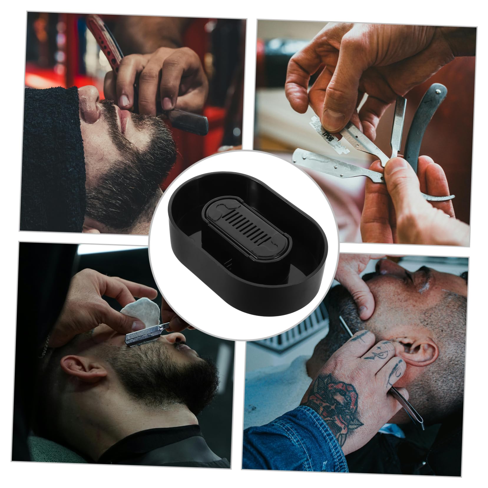 Best Electric Razor for Men - Portable & Manual Shaver with Cleaning Pod, No Power Needed - Perfect for Travel, Gym & Daily Grooming