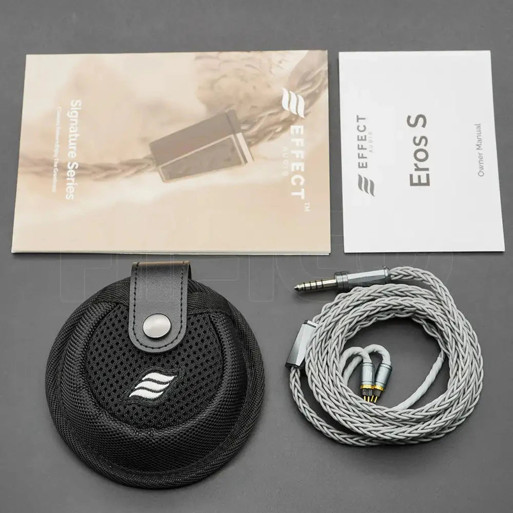 Effect Audio Signature Series Eros S 8-Wire Premium Earphone Cable with ConX Interchangeable Connector - High-End Audio Upgrade for Audiophiles & Musicians (IEMs, Headphones, Studio Use)
