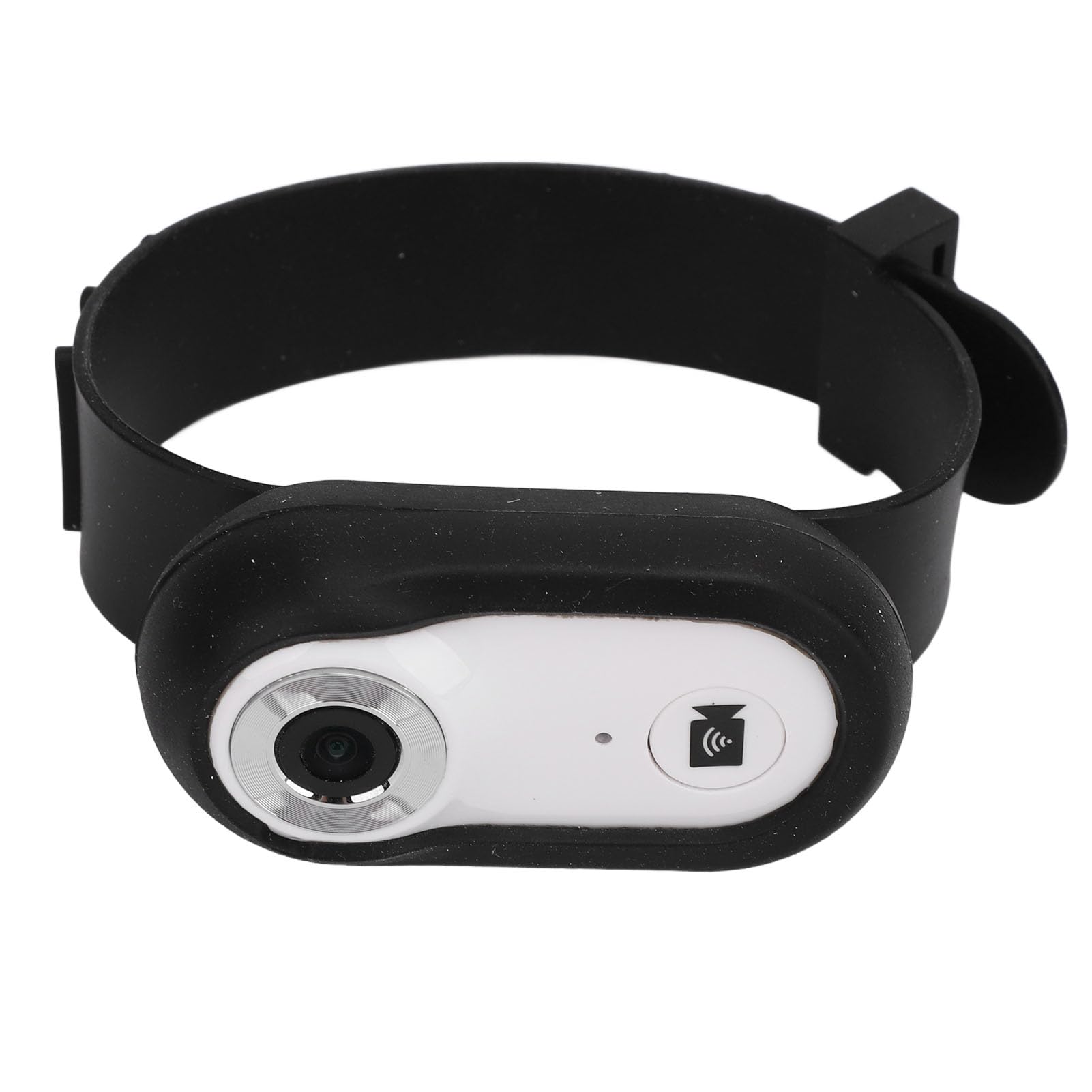 Naroote Cat Collar Camera with Playback - 350mAh Battery, 120° Wide Angle Pet Action Camera for Indoor & Outdoor Use - Perfect for Monitoring Pets at Home or Adventures (White)