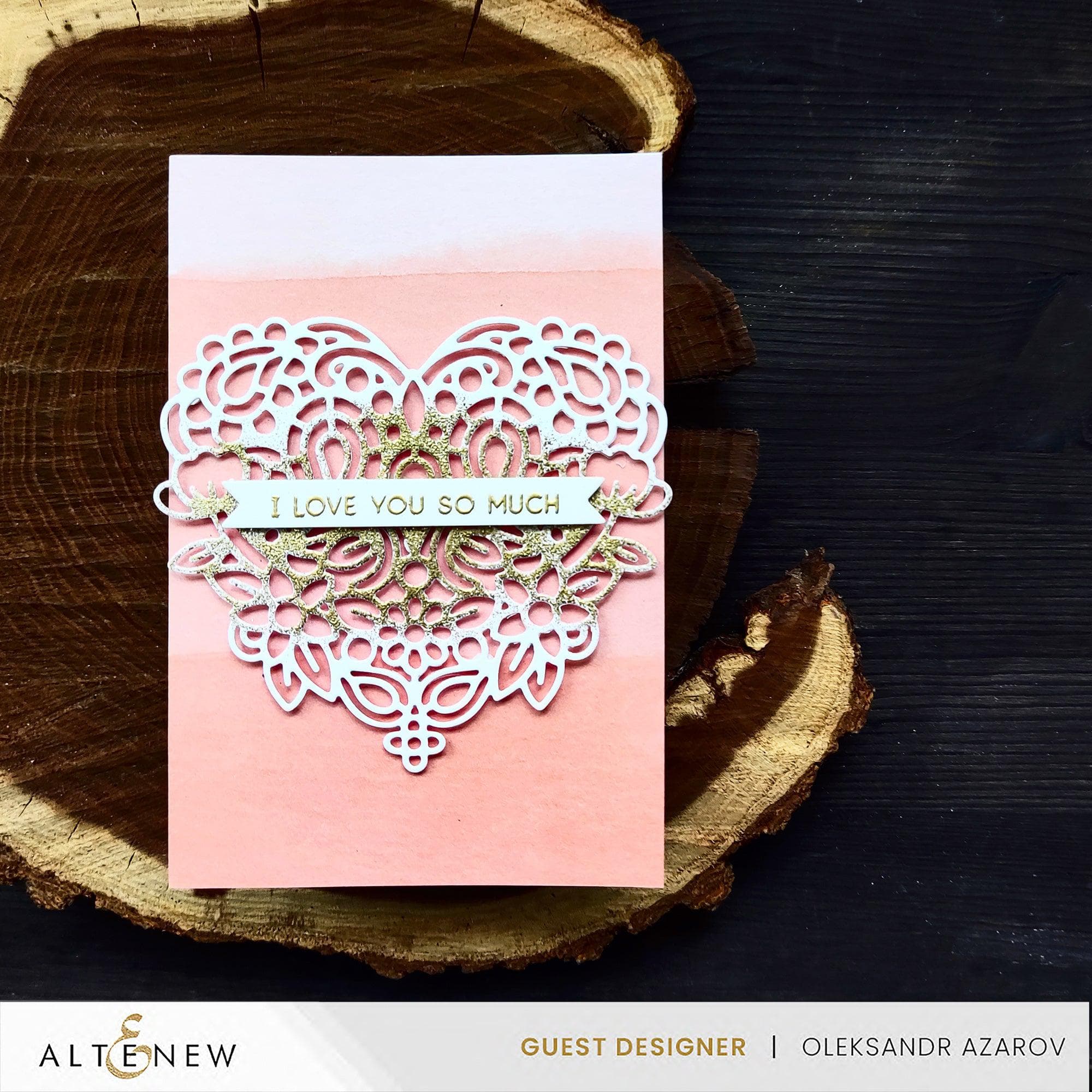Dear Heart Die - High-Quality Metal Crafting Die for DIY Scrapbooking, Card Making, and Paper Crafts - Perfect for Valentine's Day, Weddings, and Romantic Projects