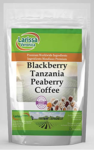 Premium Blackberry Tanzania Peaberry Coffee Beans - Gourmet, Naturally Flavored, Whole Bean (16 oz, 3-Pack) - Perfect for Home Brewing, Gifts & Specialty Coffee Lovers