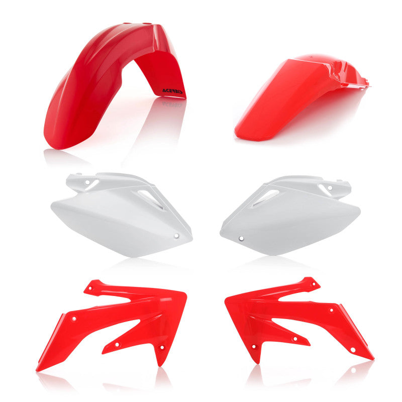 Acerbis OEM Replacement Plastic Kit for 2004-2005 Honda CRF250R Motorcycle - Complete Body Panel Set for Off-Road Racing & Trail Riding