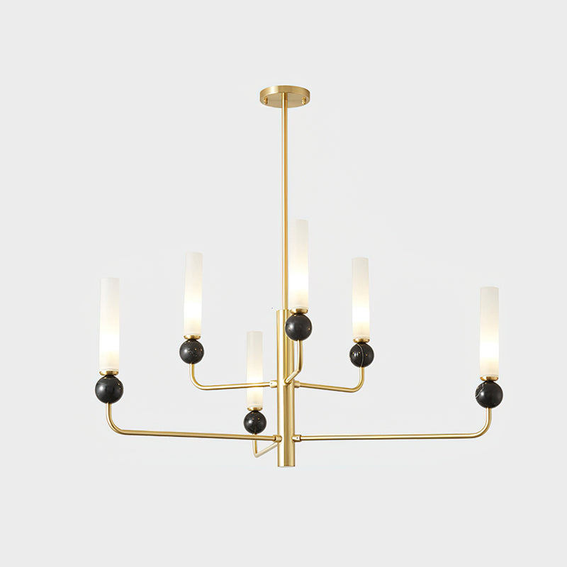 Delie Crystal Chandelier - Elegant Modern Ceiling Light Fixture for Dining Room, Bedroom & Living Room | Perfect for Home Decor, Wedding & Luxury Interior Lighting