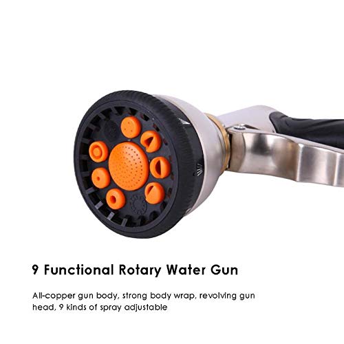 Multifunctional Garden Water Gun Hose Nozzle - High Pressure Car Washing, Yard Cleaning & Plant Watering Sprayer | Perfect for Outdoor Cleaning, Car Detailing & Gardening | Dropshipping Available