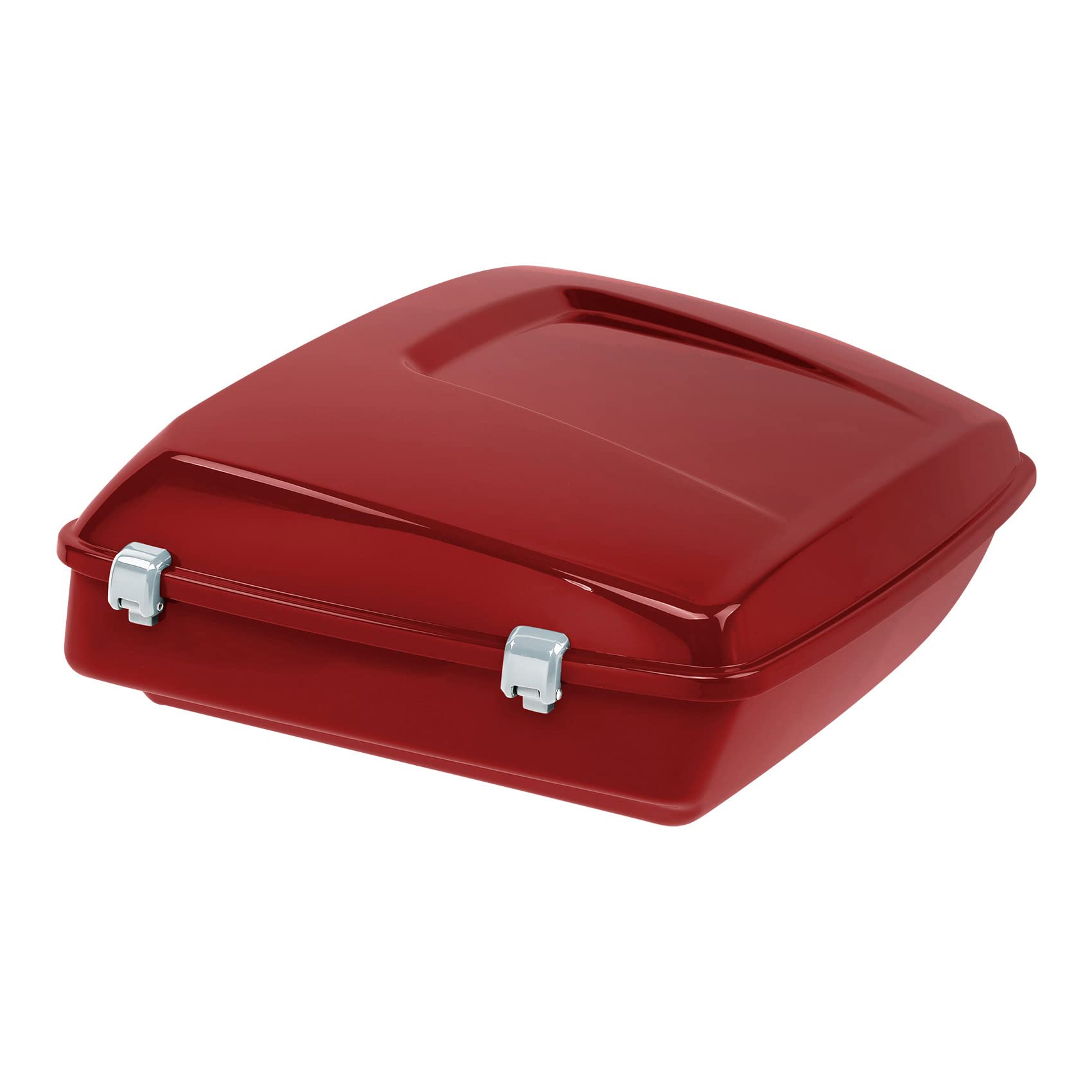 SLMOTO Wicked Red Chopped Tour Pack Trunk for Harley Touring Models 2014-2023 - Road King, Road Glide, Street Glide, Electra Glide & CVO | Durable Motorcycle Luggage Storage for Long Rides & Road Trips