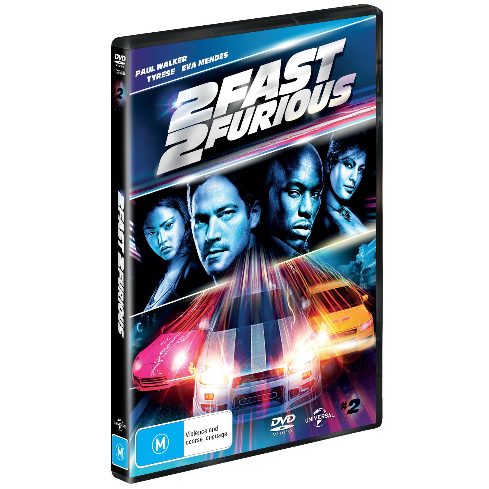 2 Fast 2 Furious DVD - Action Racing Movie Collection - Perfect for Movie Nights & Car Enthusiasts