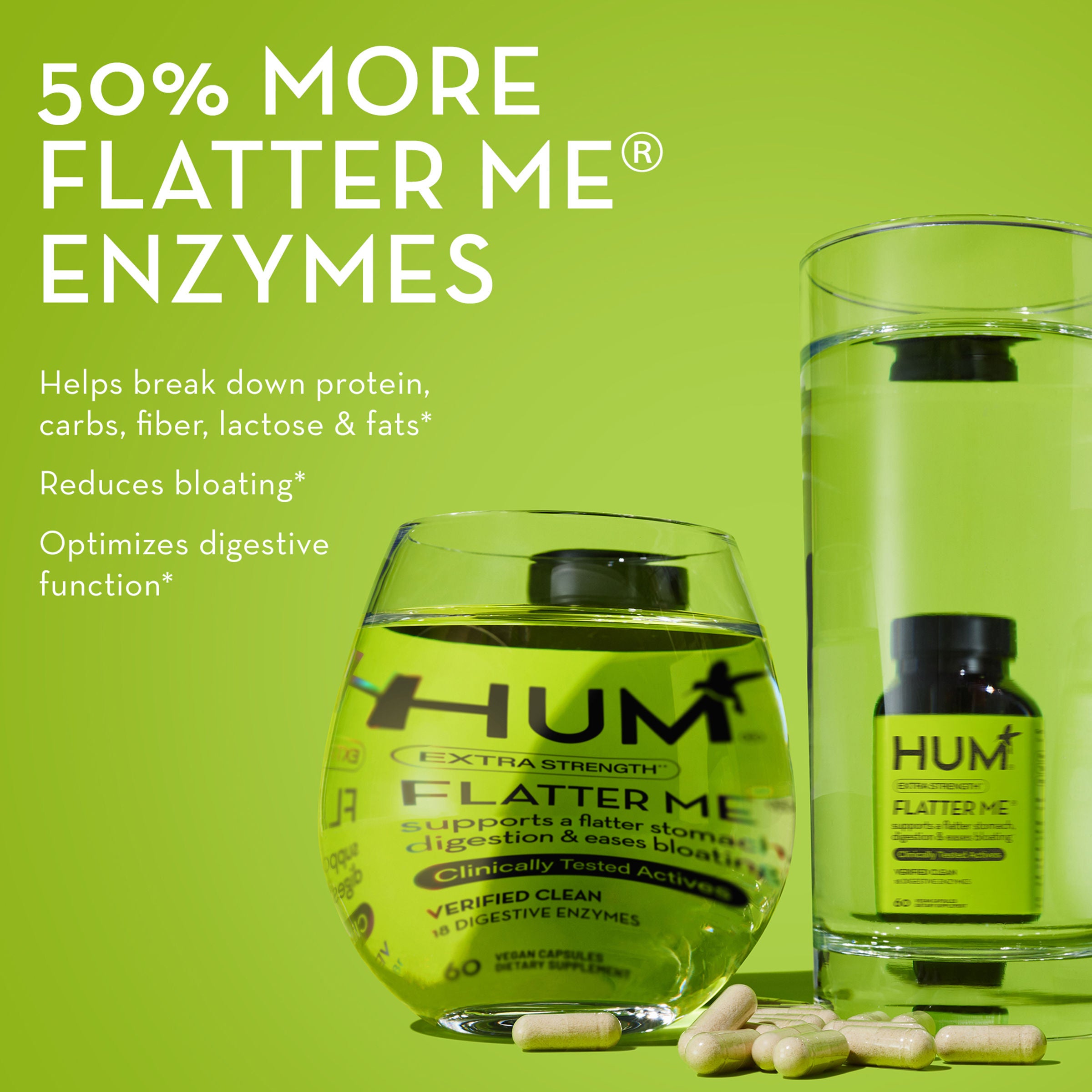 Flatter Me Extra Strength - Premium Dietary Supplement for Energy & Wellness | Boost Vitality for Workouts, Focus & Daily Performance