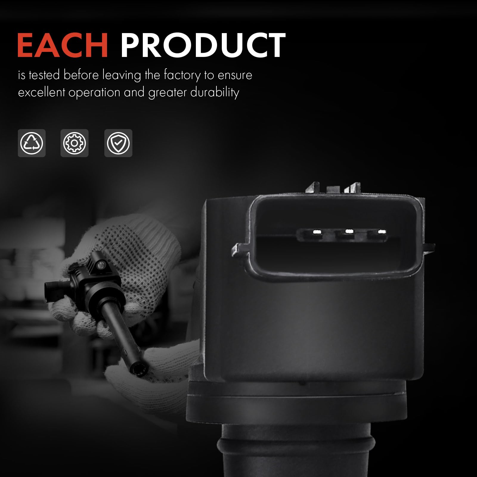 Premium Ignition Coil Pack for Mitsubishi Lancer 2008-2012 2.0L Turbo - High Performance Engine Replacement Part - Perfect for Daily Driving & Performance Upgrades