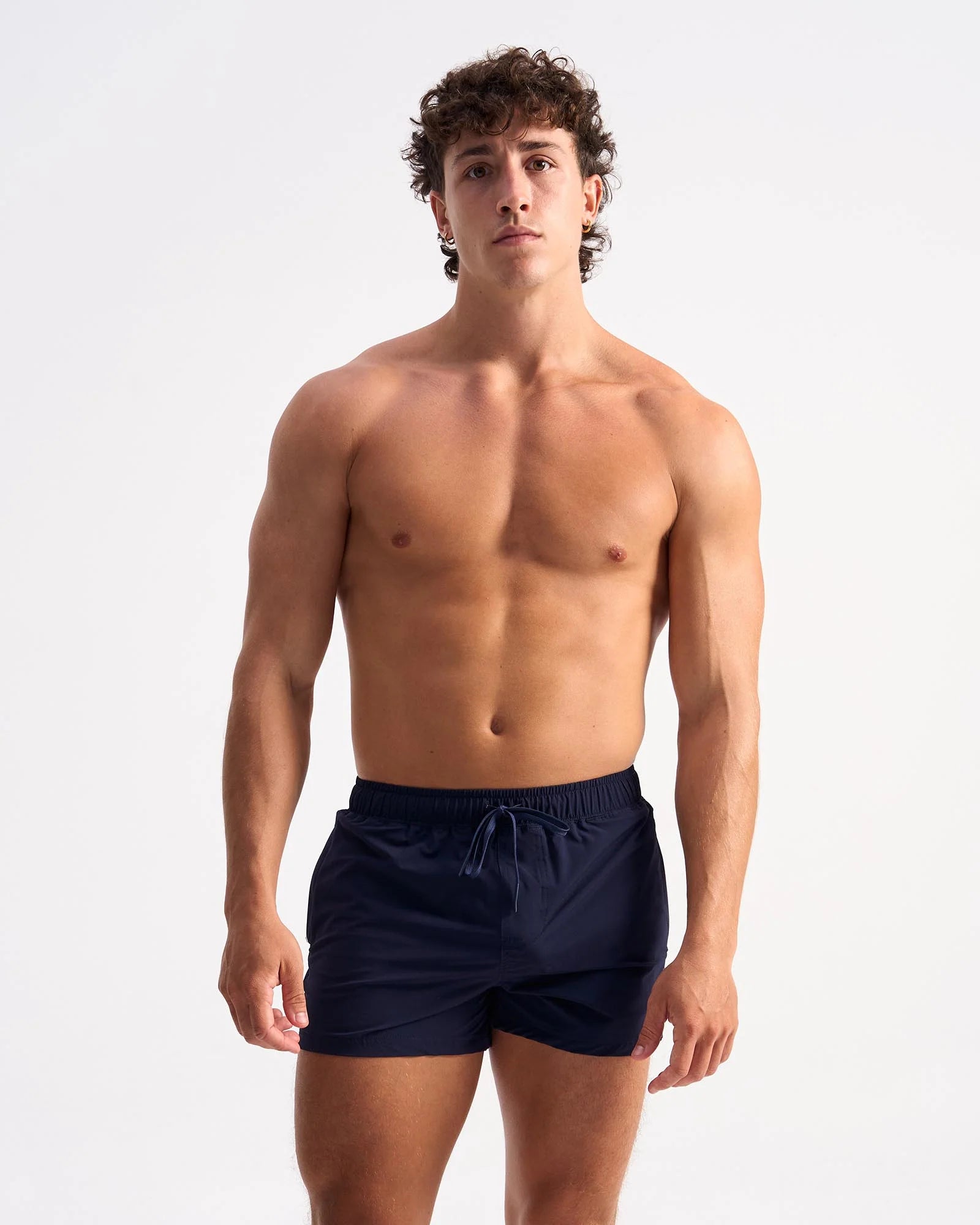 Teamm8 Bolt 3 Shorts - Navy Blue Athletic Running Shorts for Men | Lightweight Quick-Dry Workout Shorts with Pockets | Perfect for Gym, Jogging & Outdoor Sports