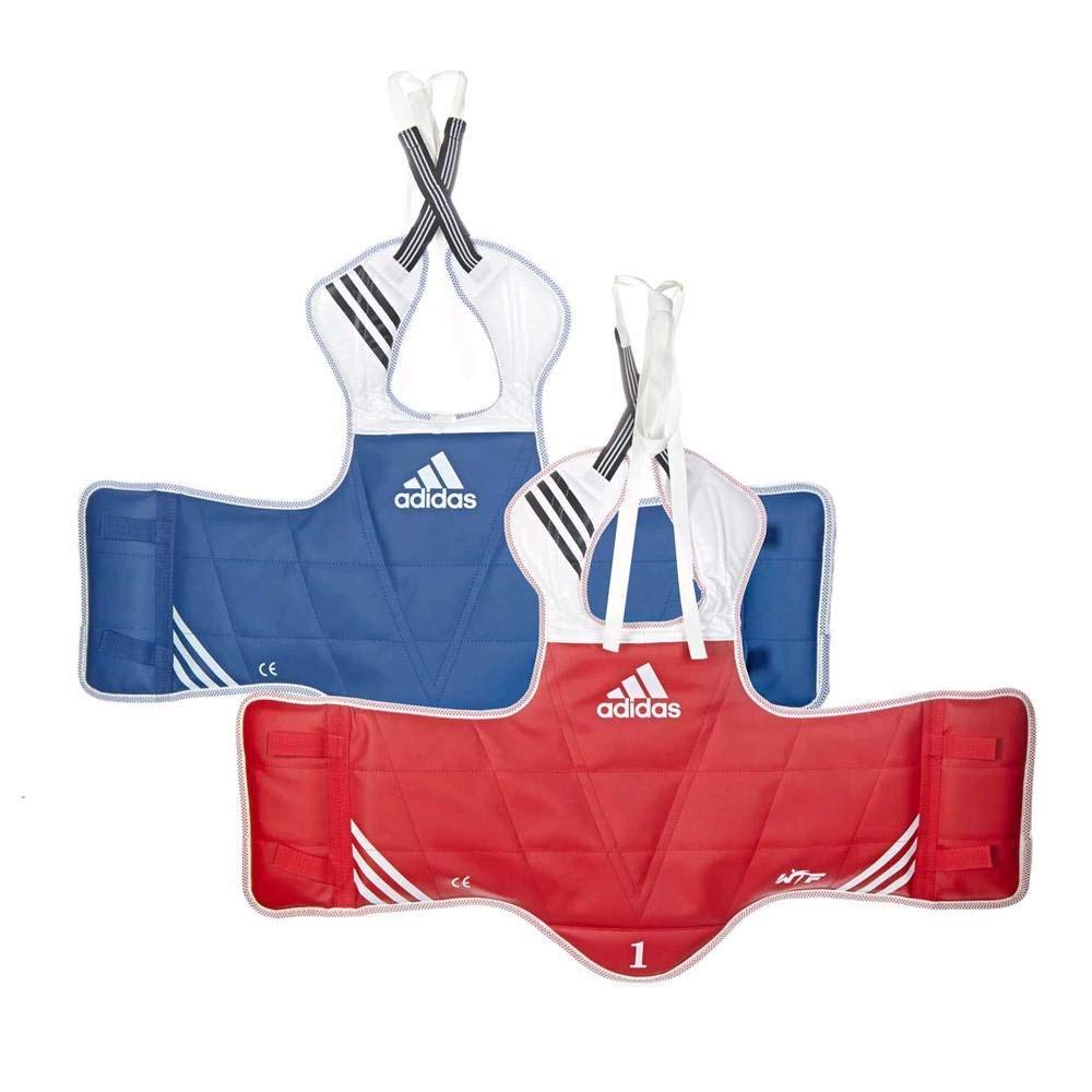 Adidas Taekwondo Reversible Adult Body Protector - Premium Martial Arts Chest Guard for Training & Competition - Perfect for Sparring, Tournaments & Self-Defense Practice