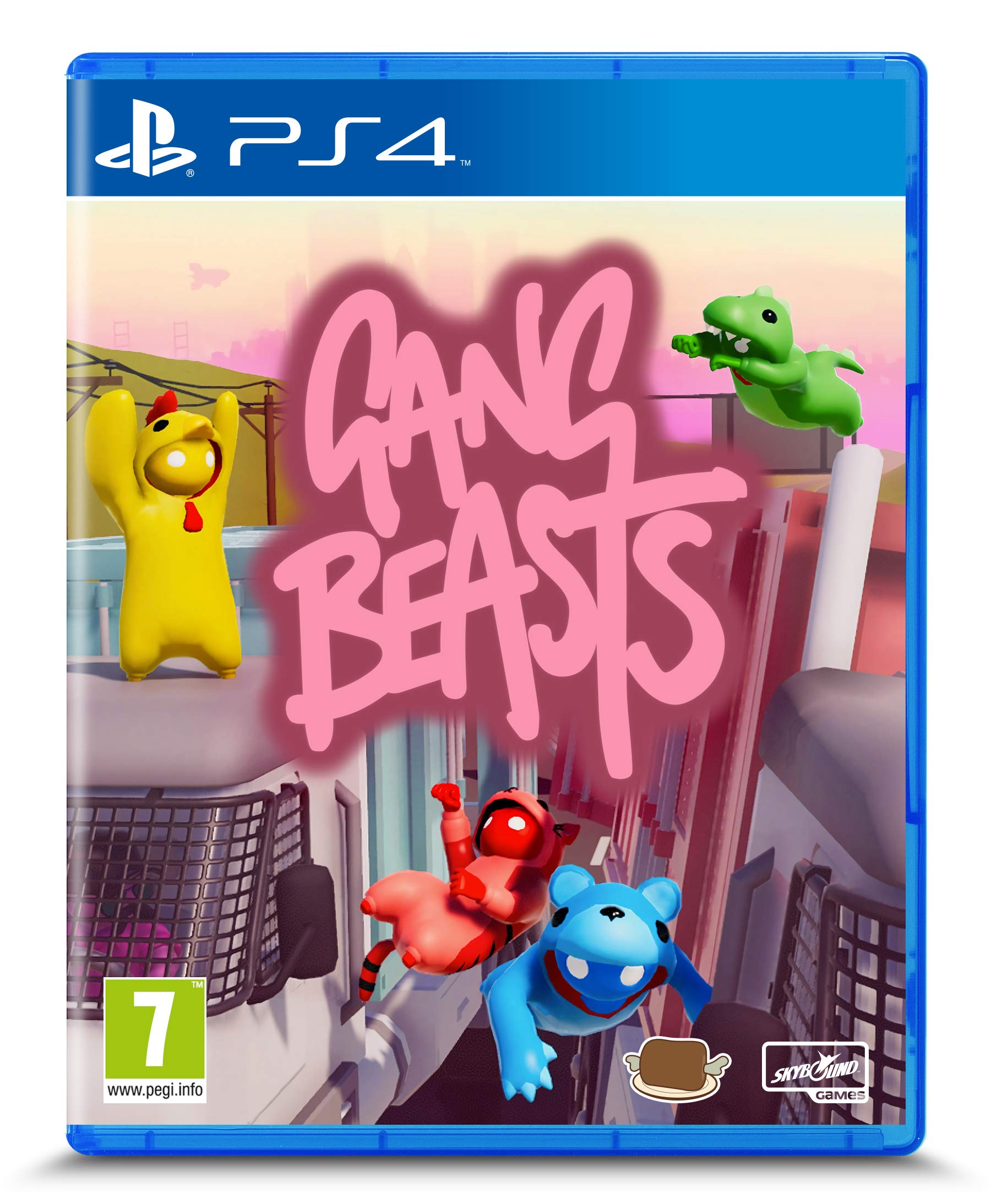 Gang Beasts PS4 Game - Multiplayer Party Fighting Video Game for PlayStation 4 | Fun for Game Nights, Family Gatherings & Friends Hangouts