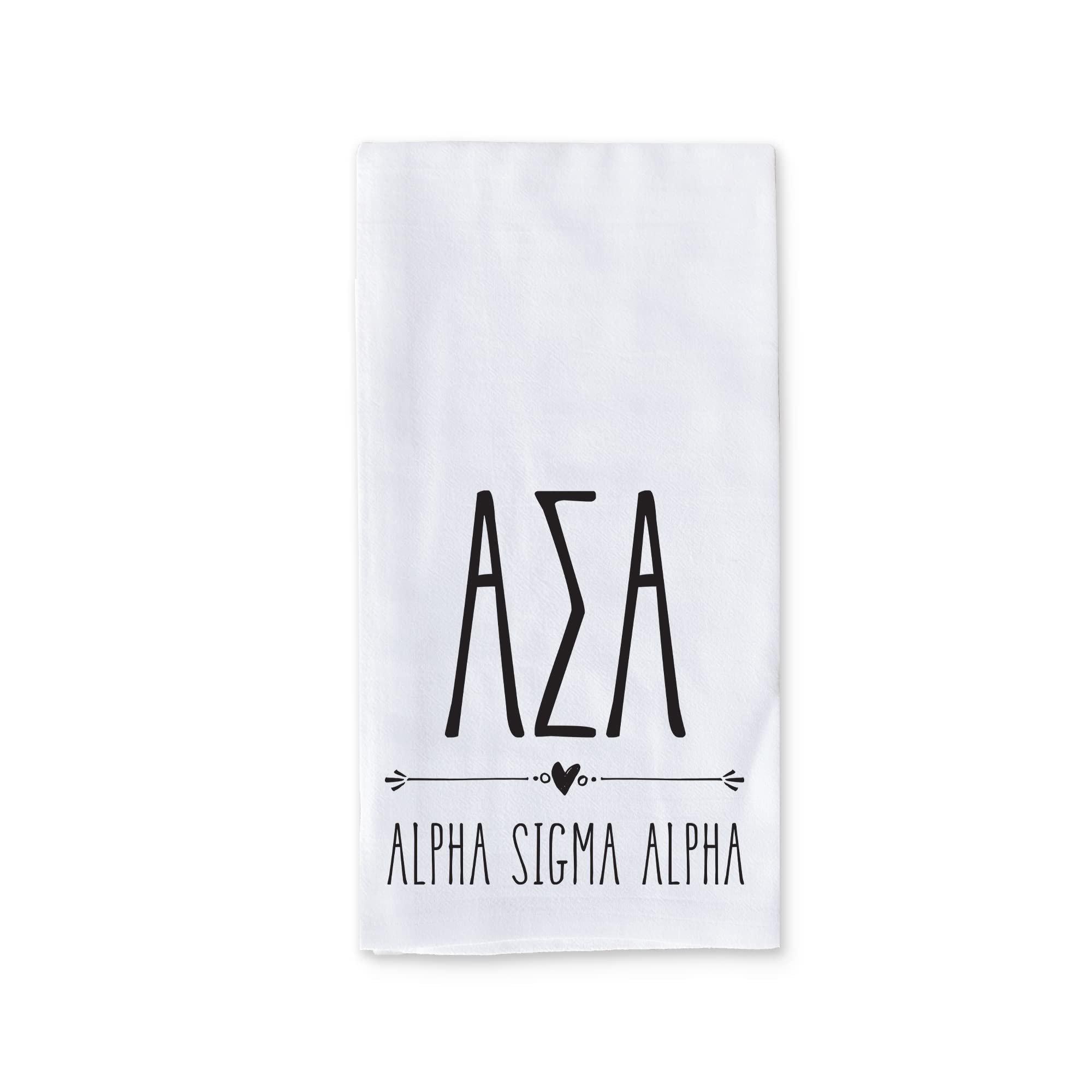 Alpha Sigma Alpha Kitchen Towels - Sorority Dish & Tea Towels for Kitchen Decor & Gifts
